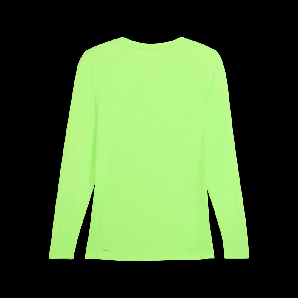 PUMA teamLIGA26 BASELAYER TEE LS GREEN GLARE