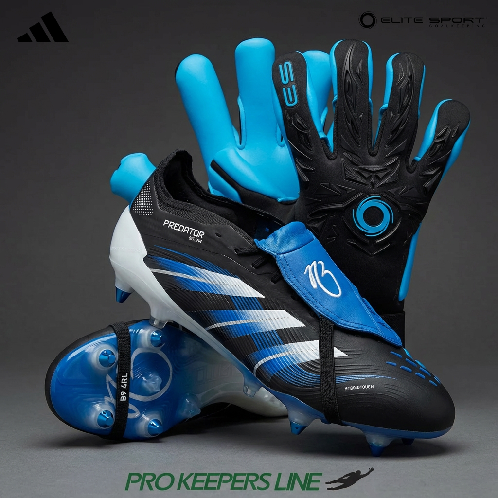 BOOTS/GLOVES BLACK/BLUE BUNDLE DEAL