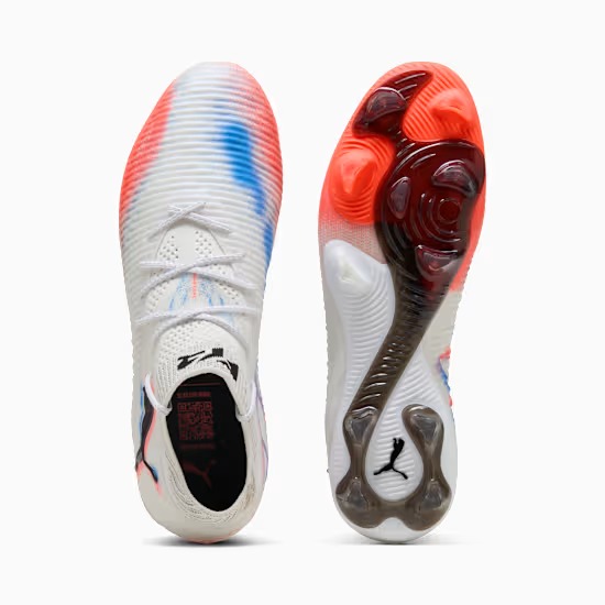 PUMA FUTURE 8 ULTIMATE FG PUMA WHITE-PUMA BLACK-GLOWING RED