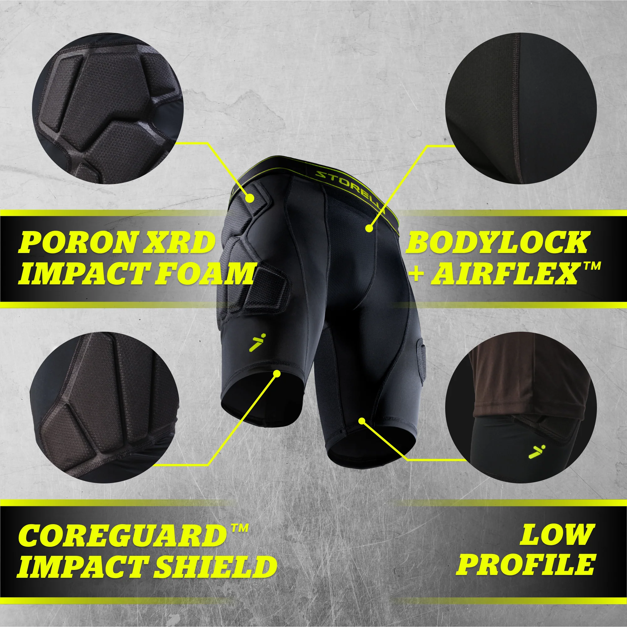 STORELLI BODYSHIELD ULTIMATE PROTECTION SHORT (PADDED)