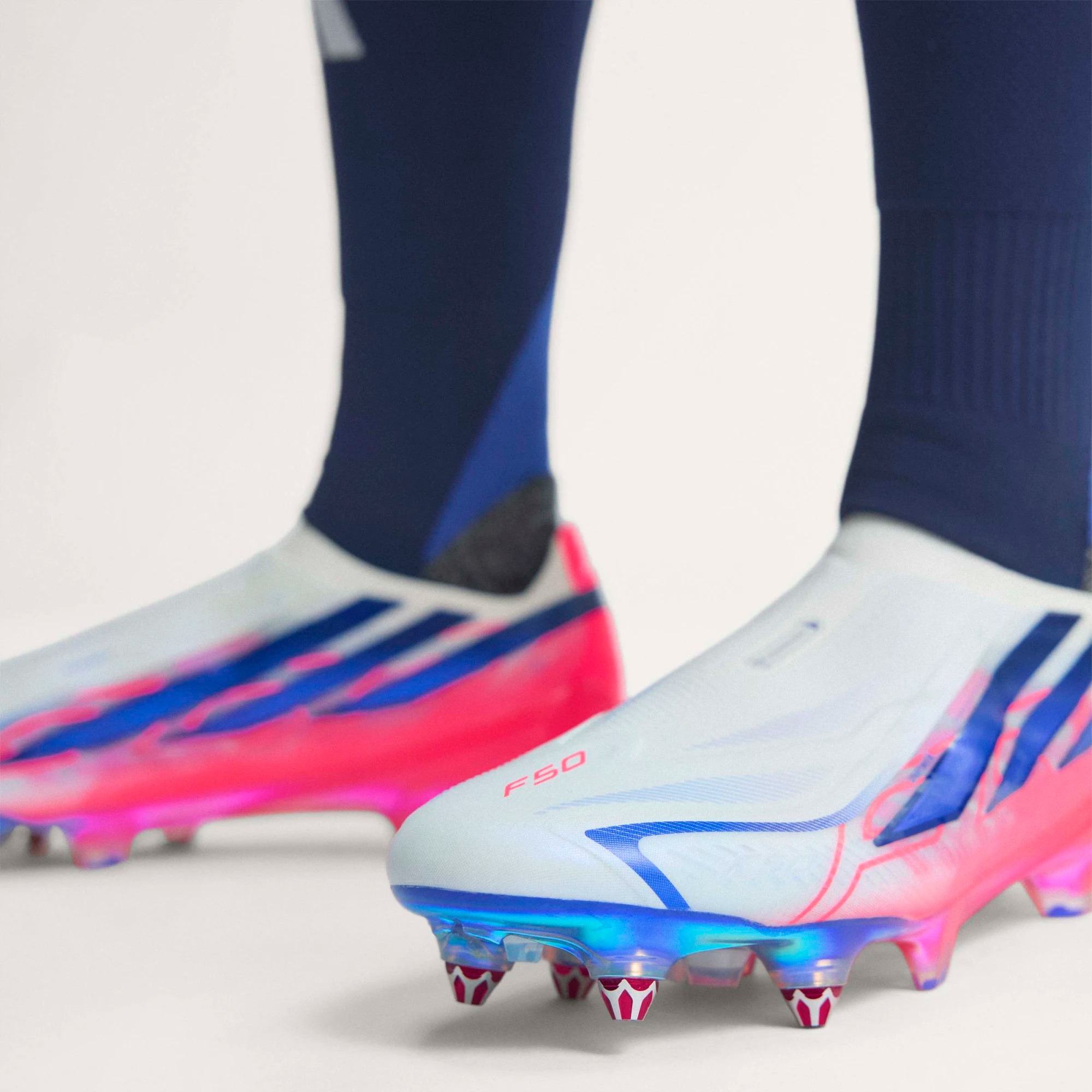 ADIDAS F50 HYPERFAST ELITE LL SG WHITE/SOLAR PURPLE/SOLAR TURQOUISE