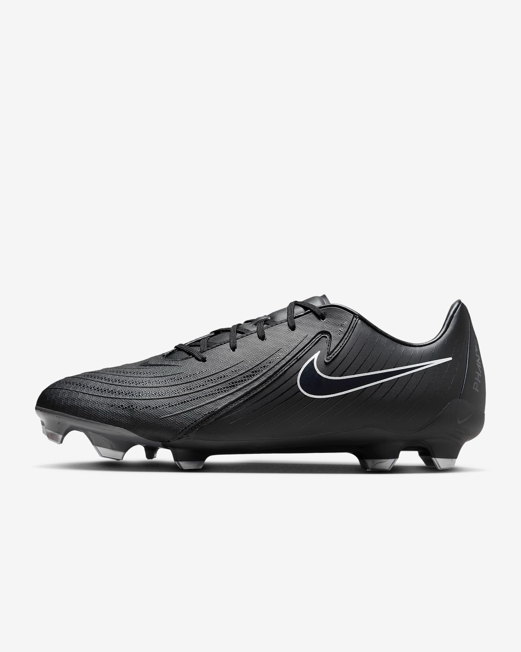 NIKE PHANTOM GX II ACADEMY FG/MG BLACK/BLACK | US 9 (UK 8 / EU