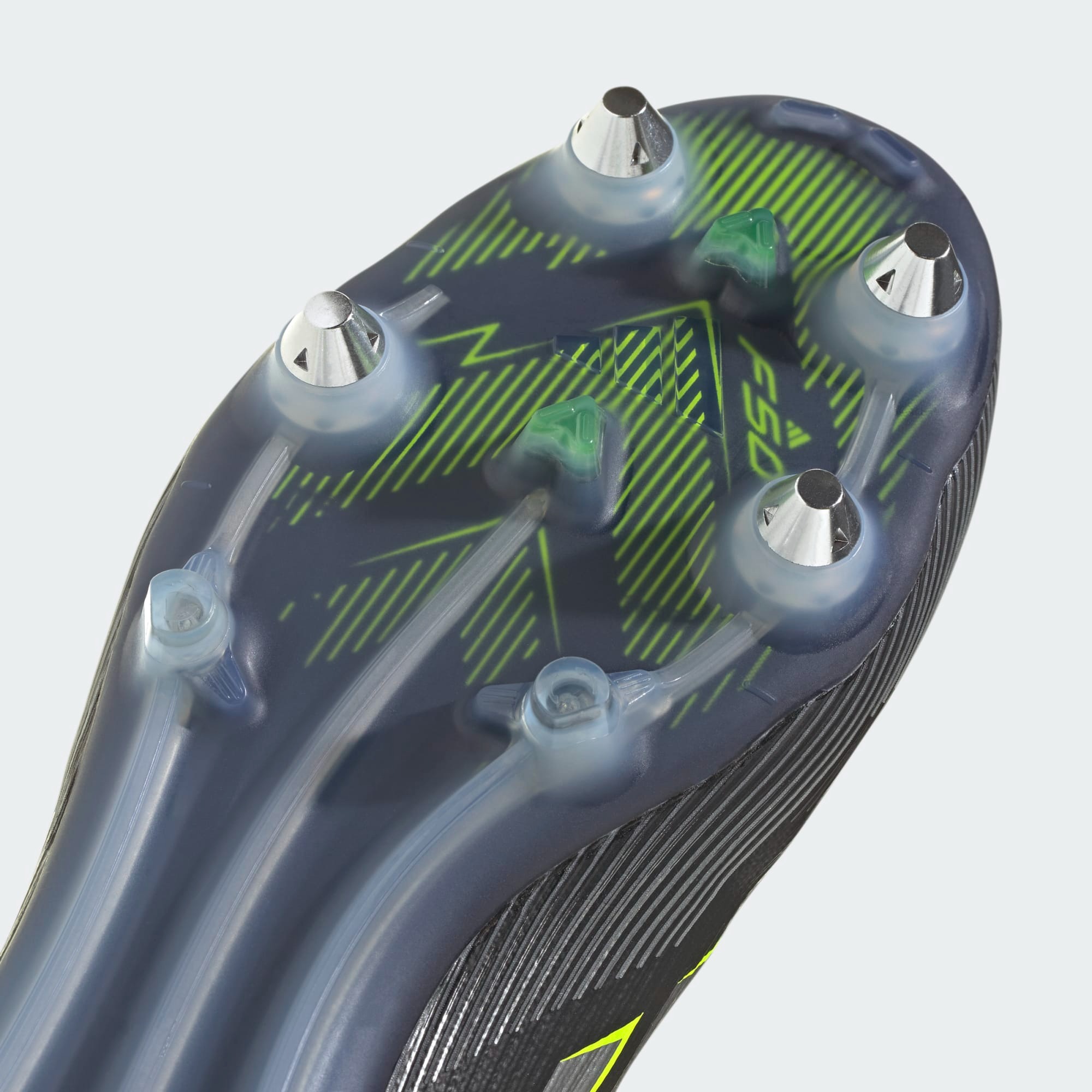 ADIDAS F50 ELITE SG BLACK/IRON METALLIC/LUCID LEMON