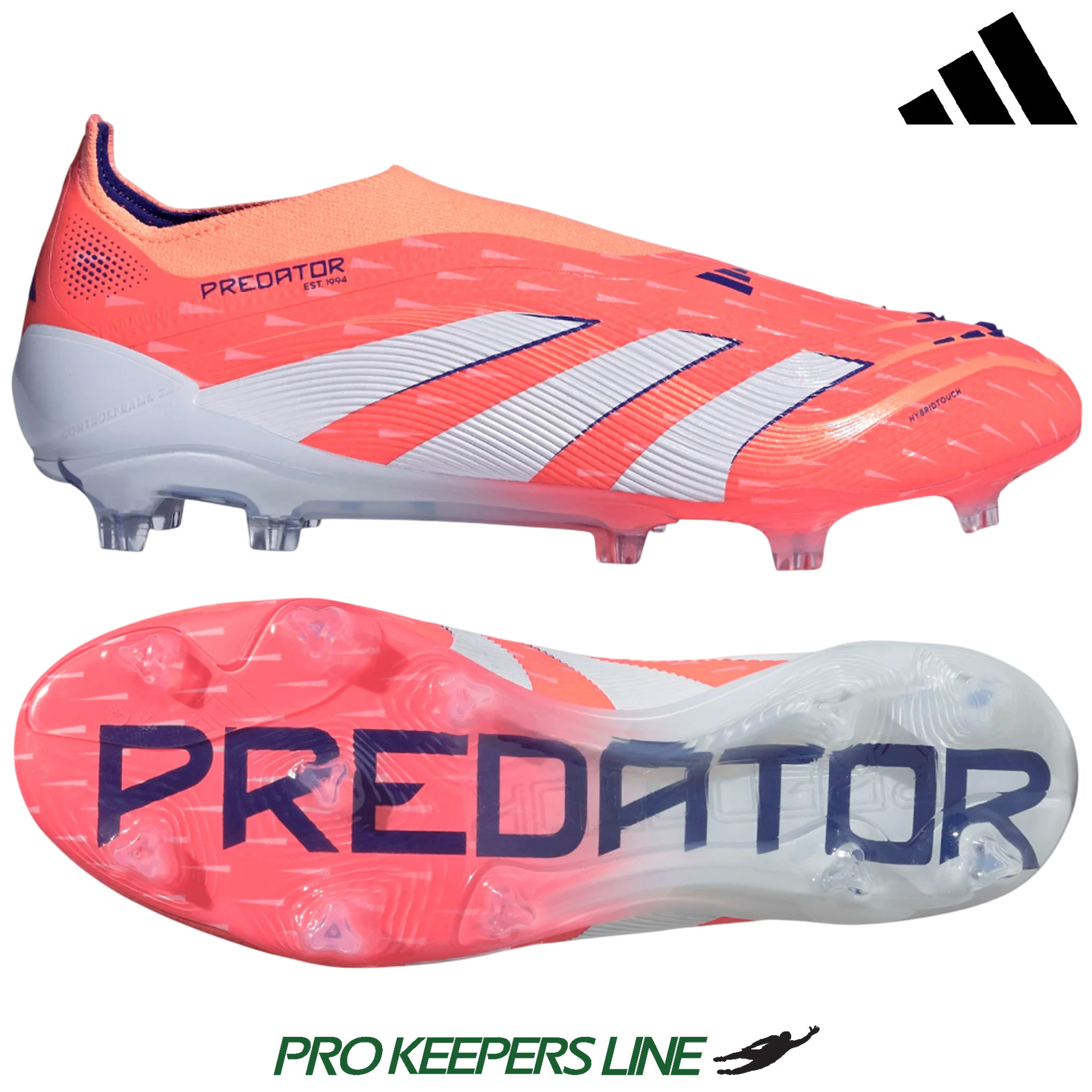 ADIDAS PREDATOR ELITE LL FG SIGNAL CORAL/WHITE/BEAM ORANGE