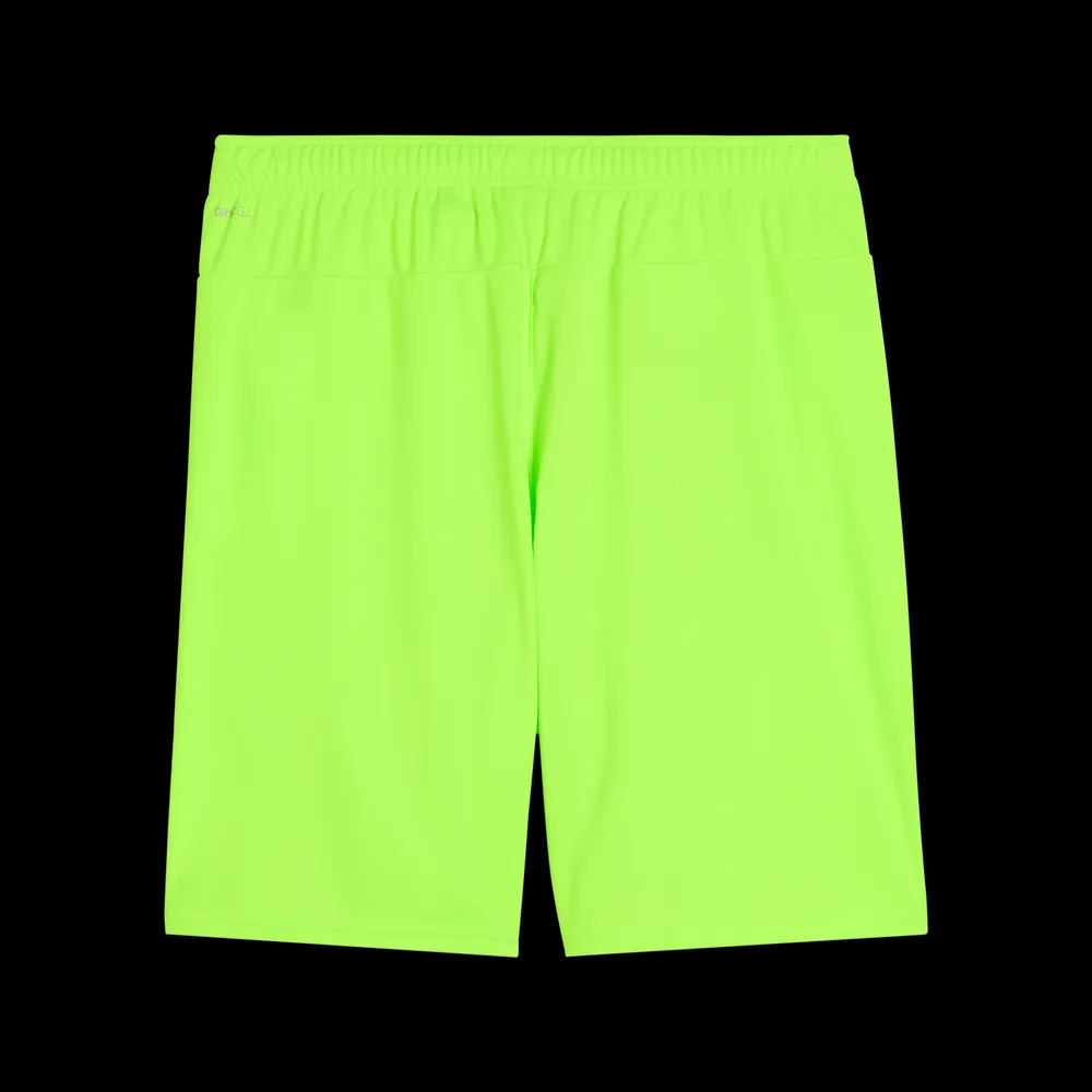 PUMA teamGOAL SHORTS GREEN GLARE-PUMA BLACK