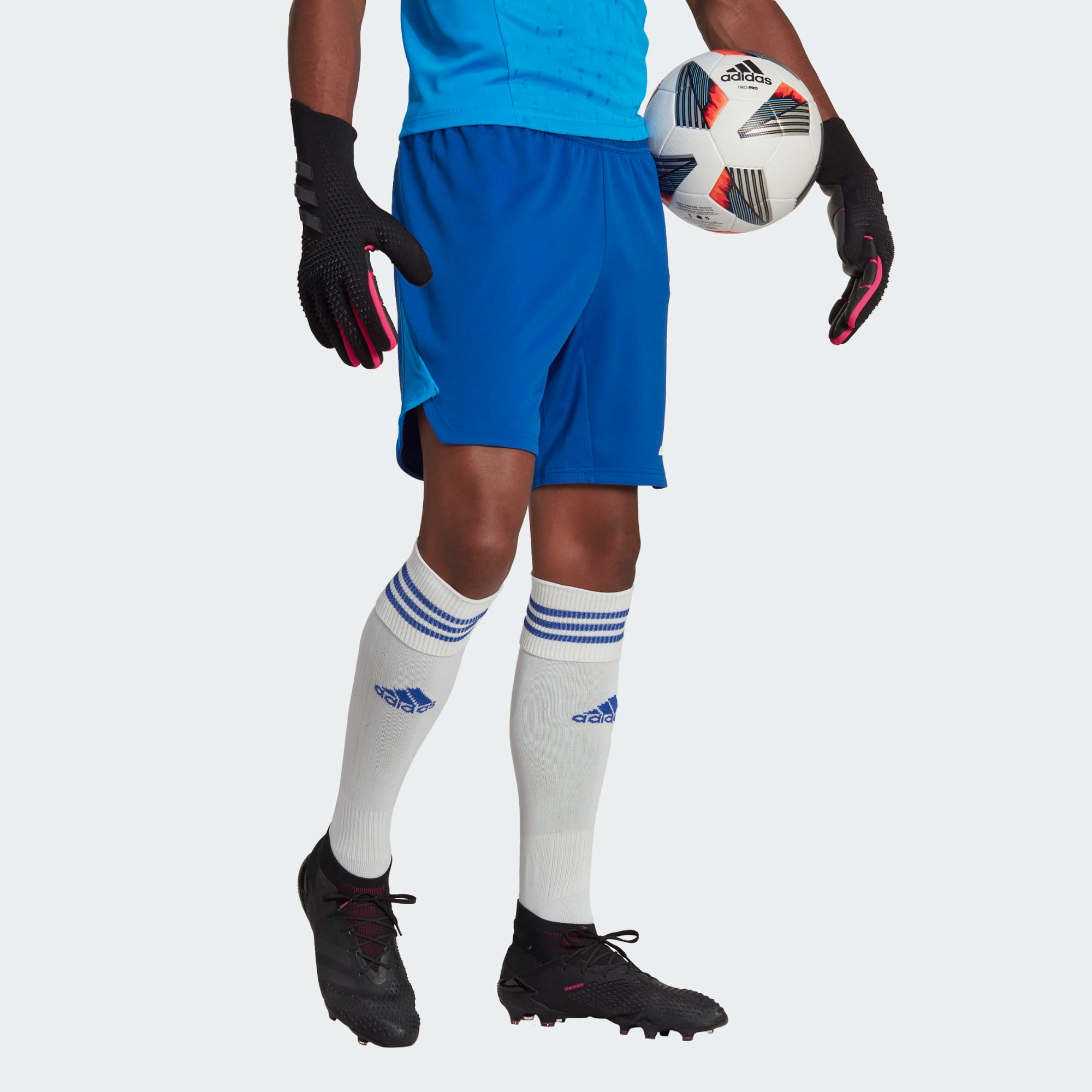 ADIDAS T23 PROMO GK SHORT ROYAL BLUE/BLUE RUSH