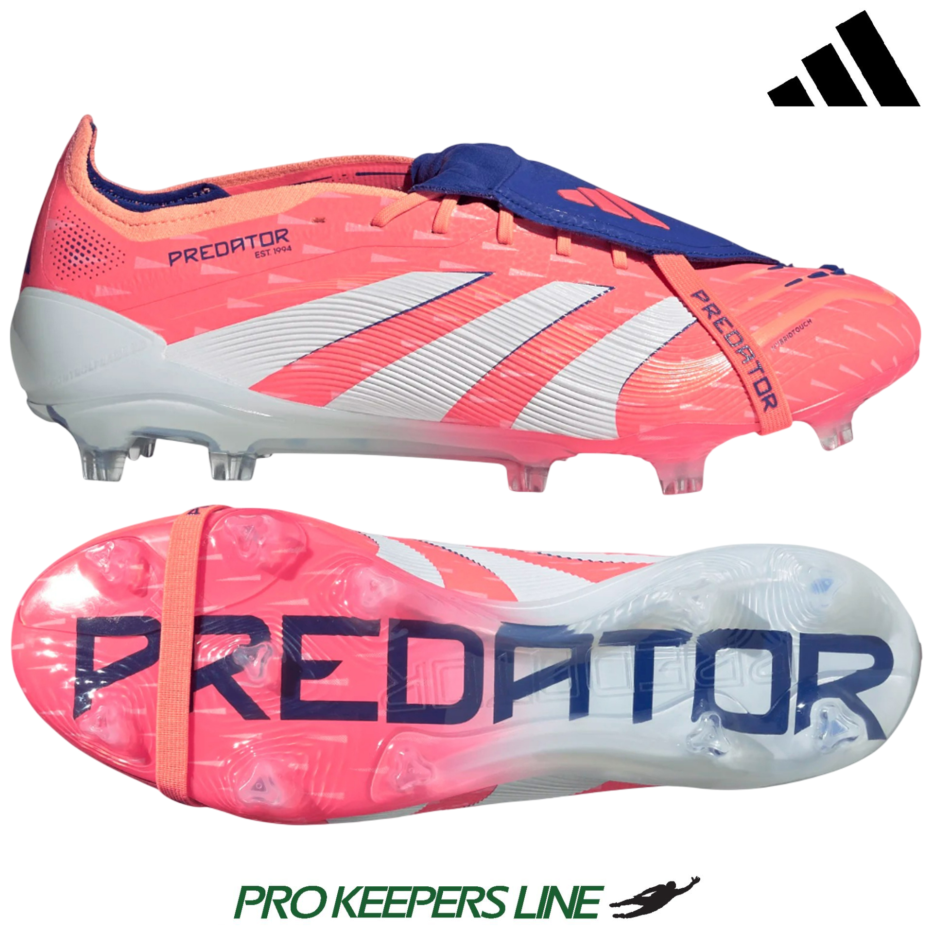 ADIDAS PREDATOR ELITE FT FG SIGNAL CORAL/WHITE/BEAM ORANGE