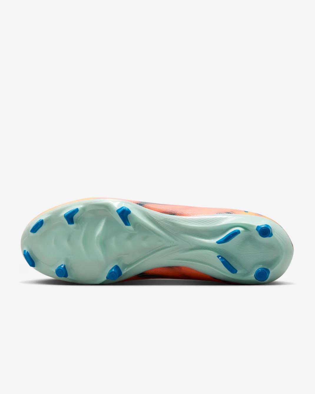 NIKE ZOOM MERCURIAL SUPERFLY 10 ACADEMY KM FG/MG MELON TINT/IGLOO/NEO TURQUOISE