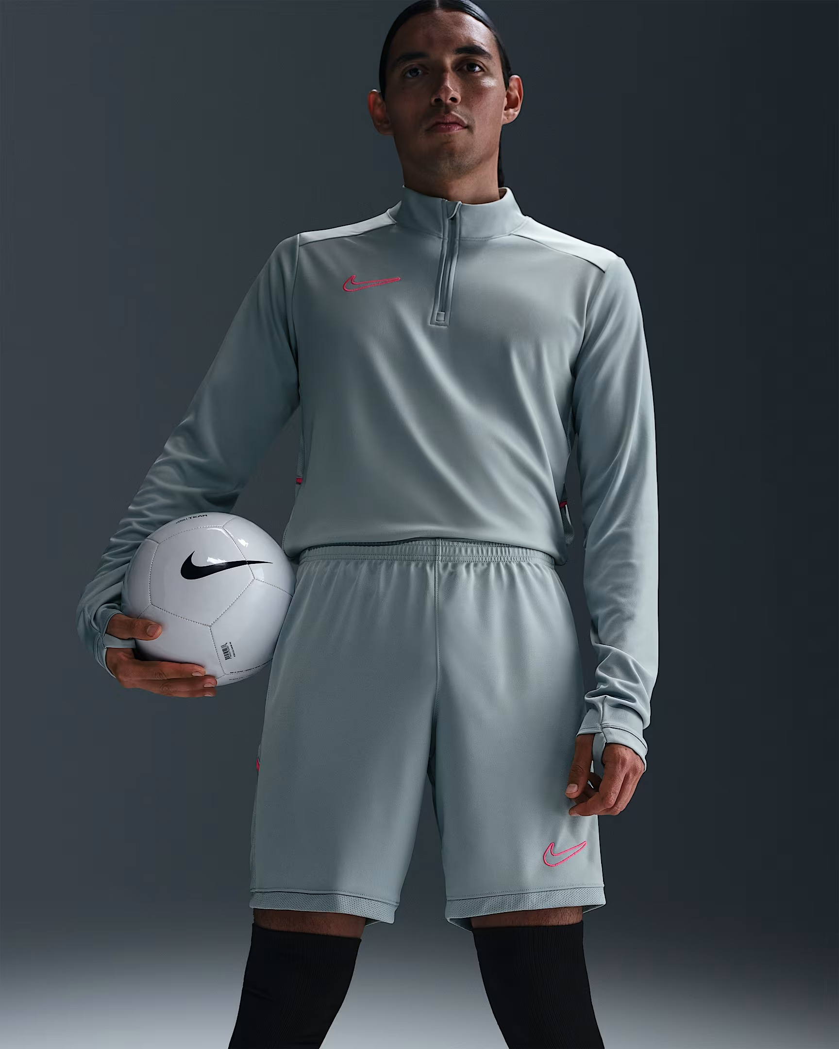 NIKE ACADEMY MEN'S SHORT OCEAN CUBE/HYPER PINK