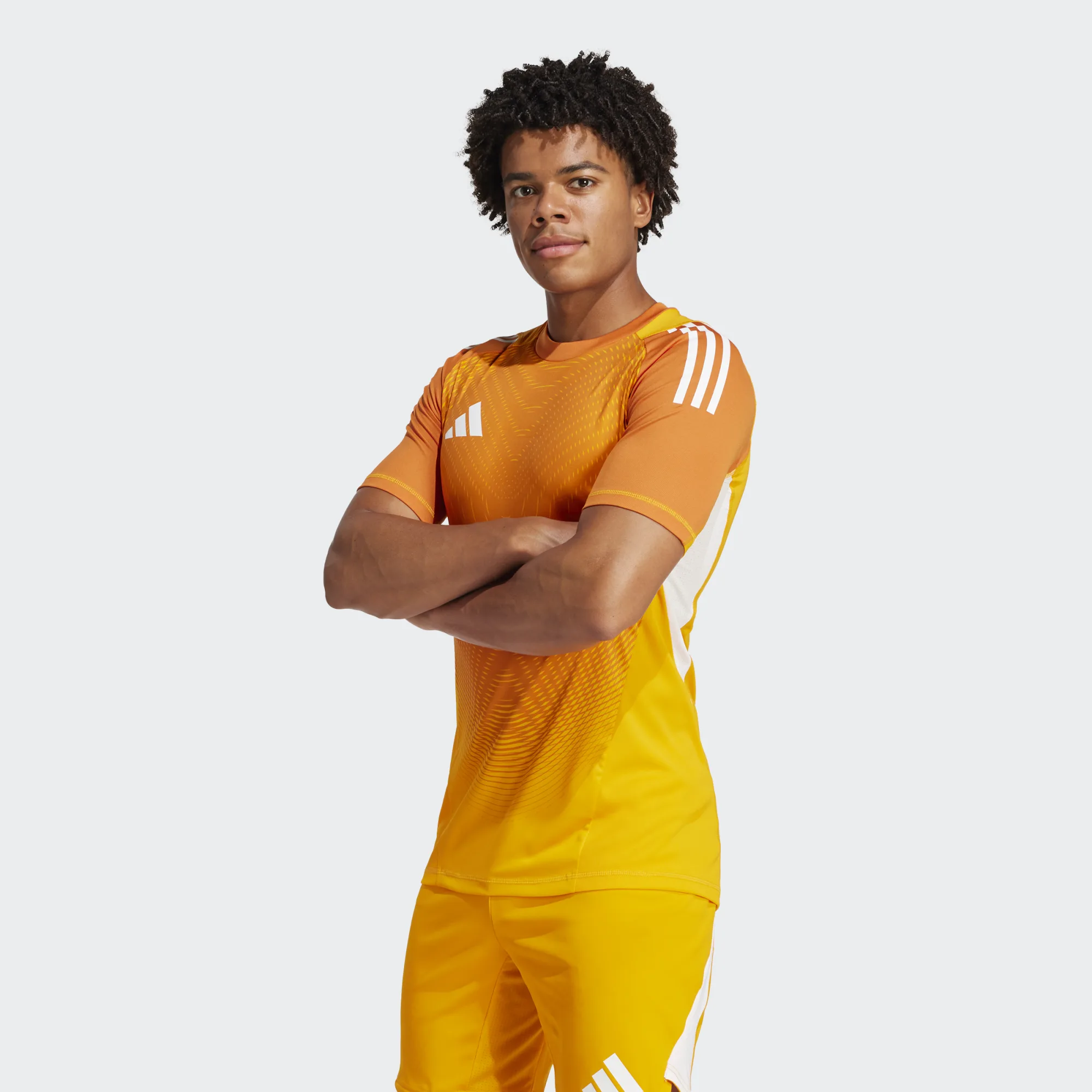 ADIDAS TIRO25 PRO GK JERSEY SHORT SLEEVE CREW ORANGE ADIDAS TIRO25 PRO GK JERSEY SHORT SLEEVE CREW ORANGE