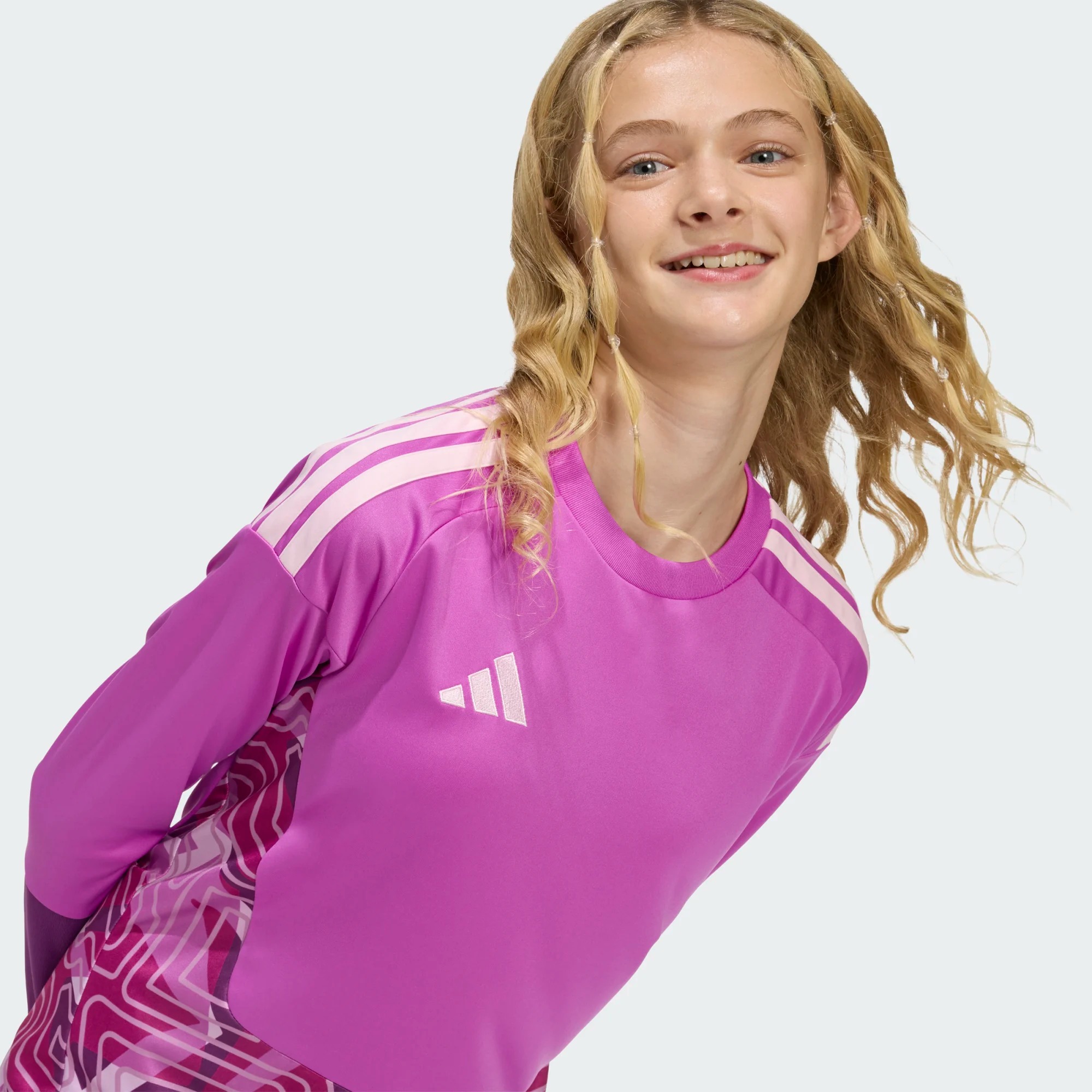 ADIDAS TIRO26 COMPETITION GK JERSEY LS FLASH PINK JUNIOR