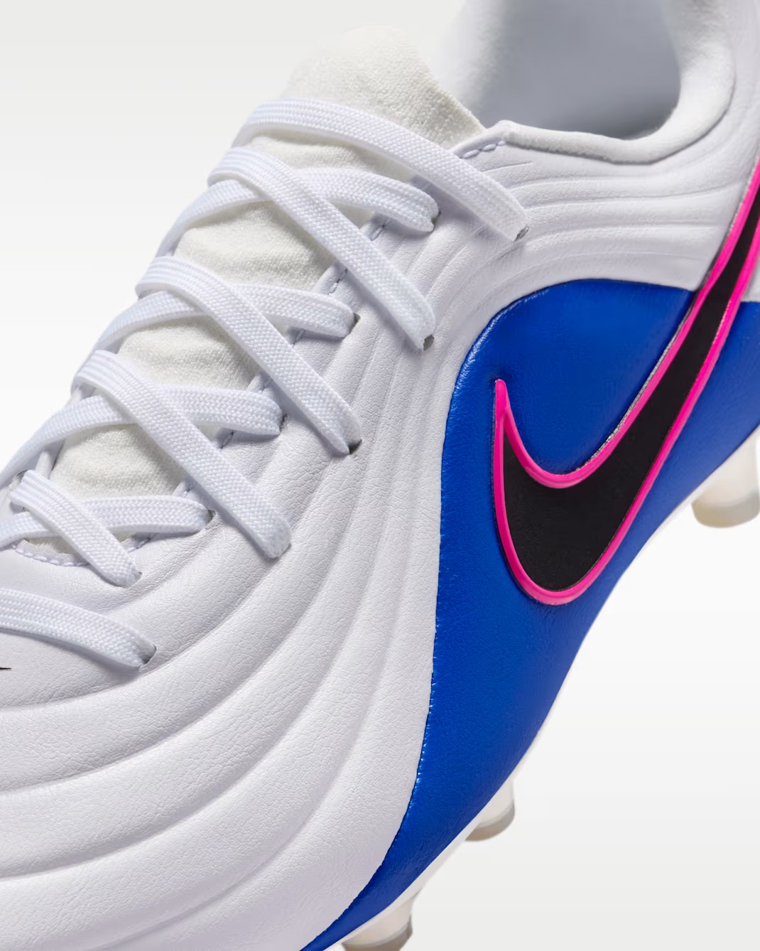 NIKE JR TIEMPO MAESTRO ACADEMY FGMG WHITE/BLACK/RACER BLUE
