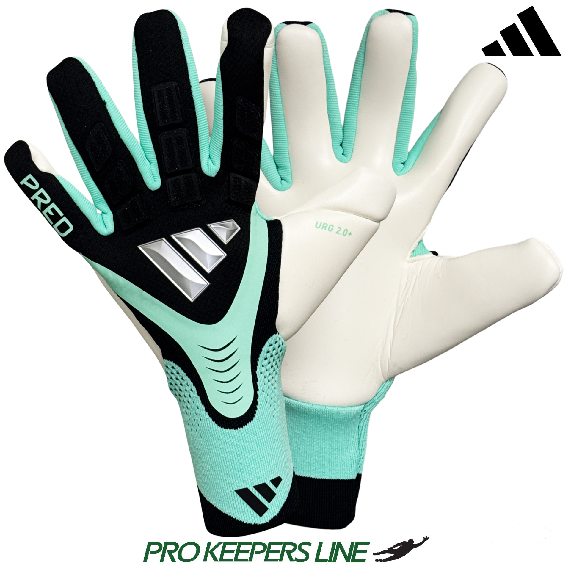 ADIDAS PREDATOR GL PRO BLACK/PULSE MINT/SILVER METALLIC