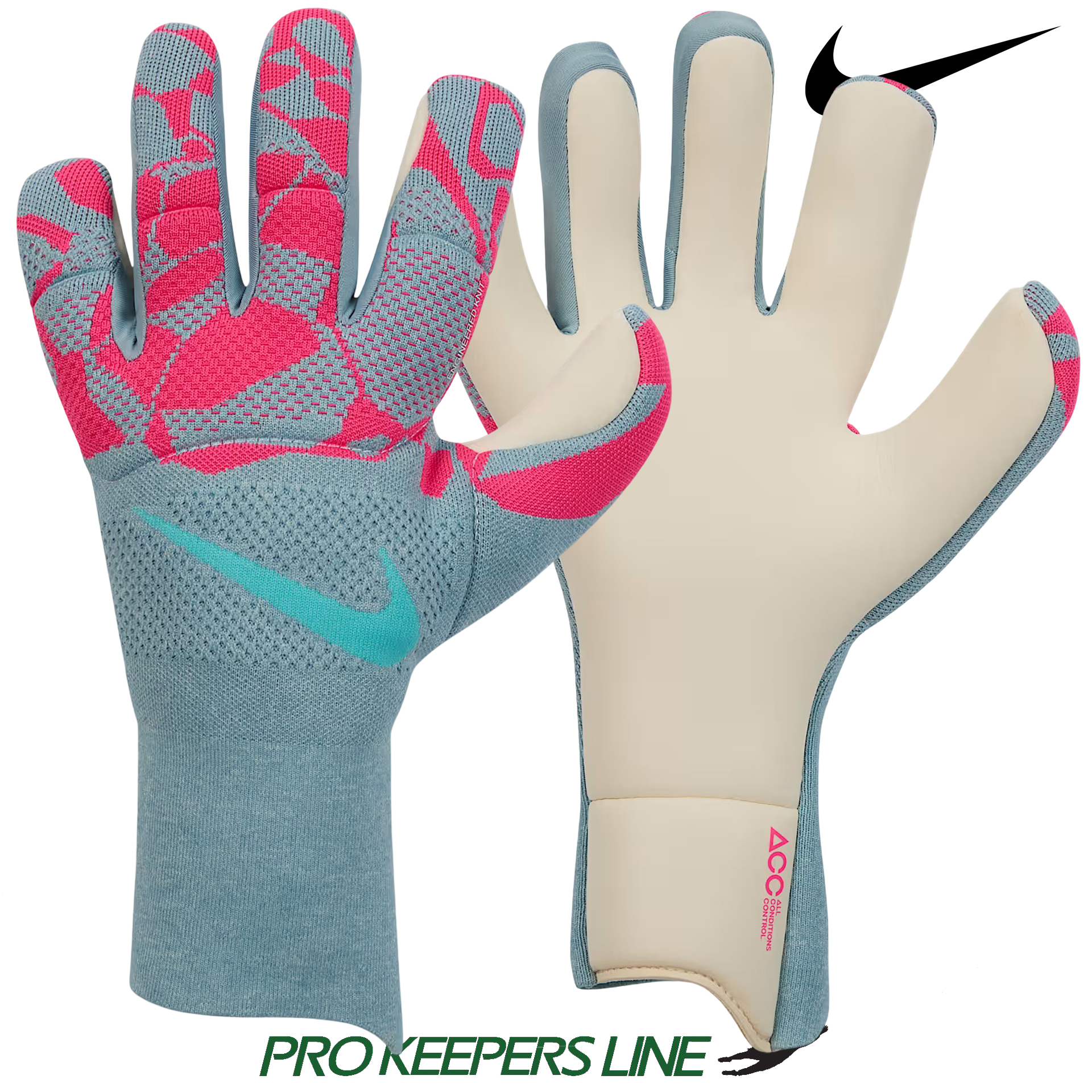 NIKE GK VAPOR DYNAMIC FIT OCEAN CUBE/PINK