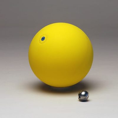 WVBALL GYMNASTIKBALL MIT GLOCKEN 19 CM GELB