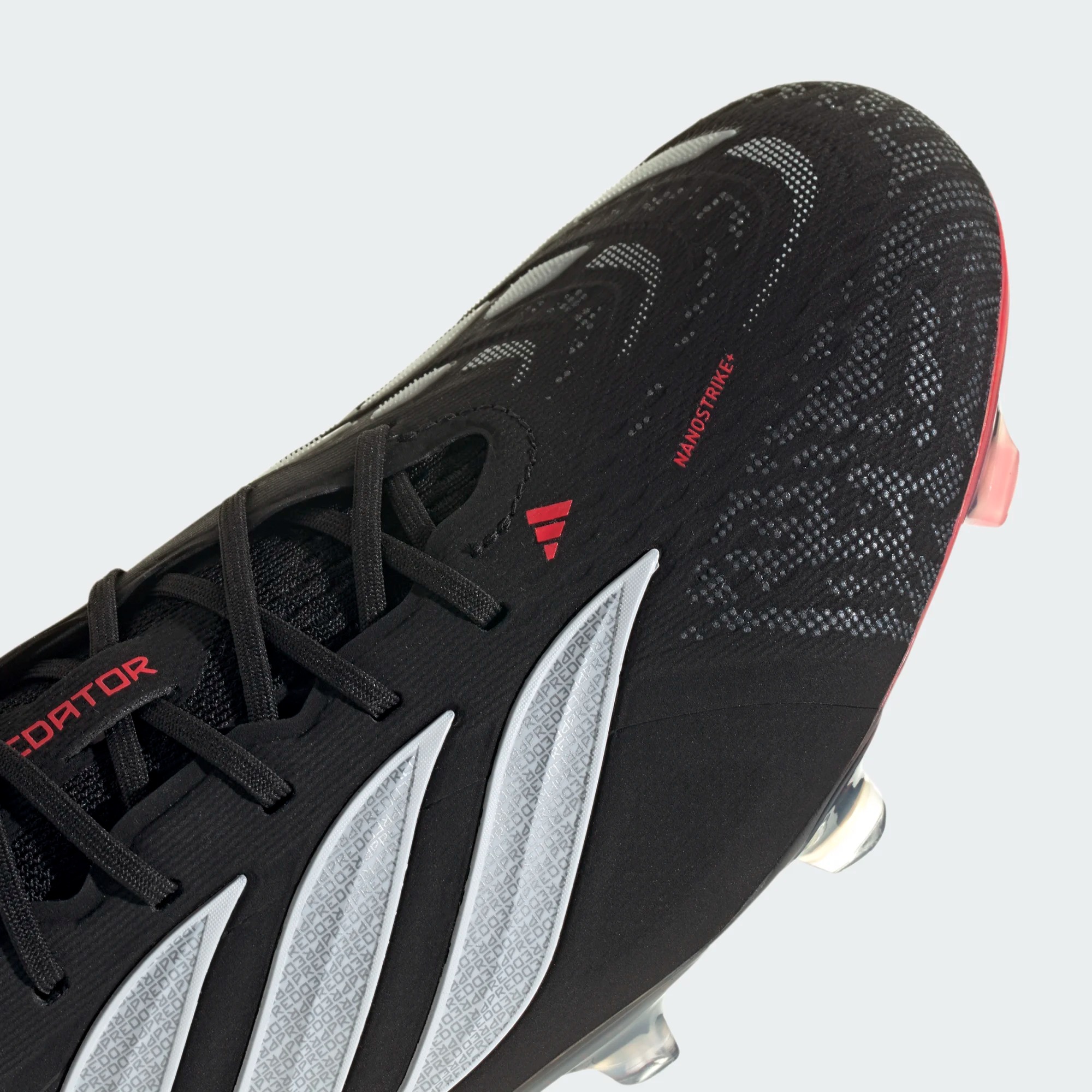 ADIDAS PREDATOR ELITE FG BLACK/WHITE/LUCID RED