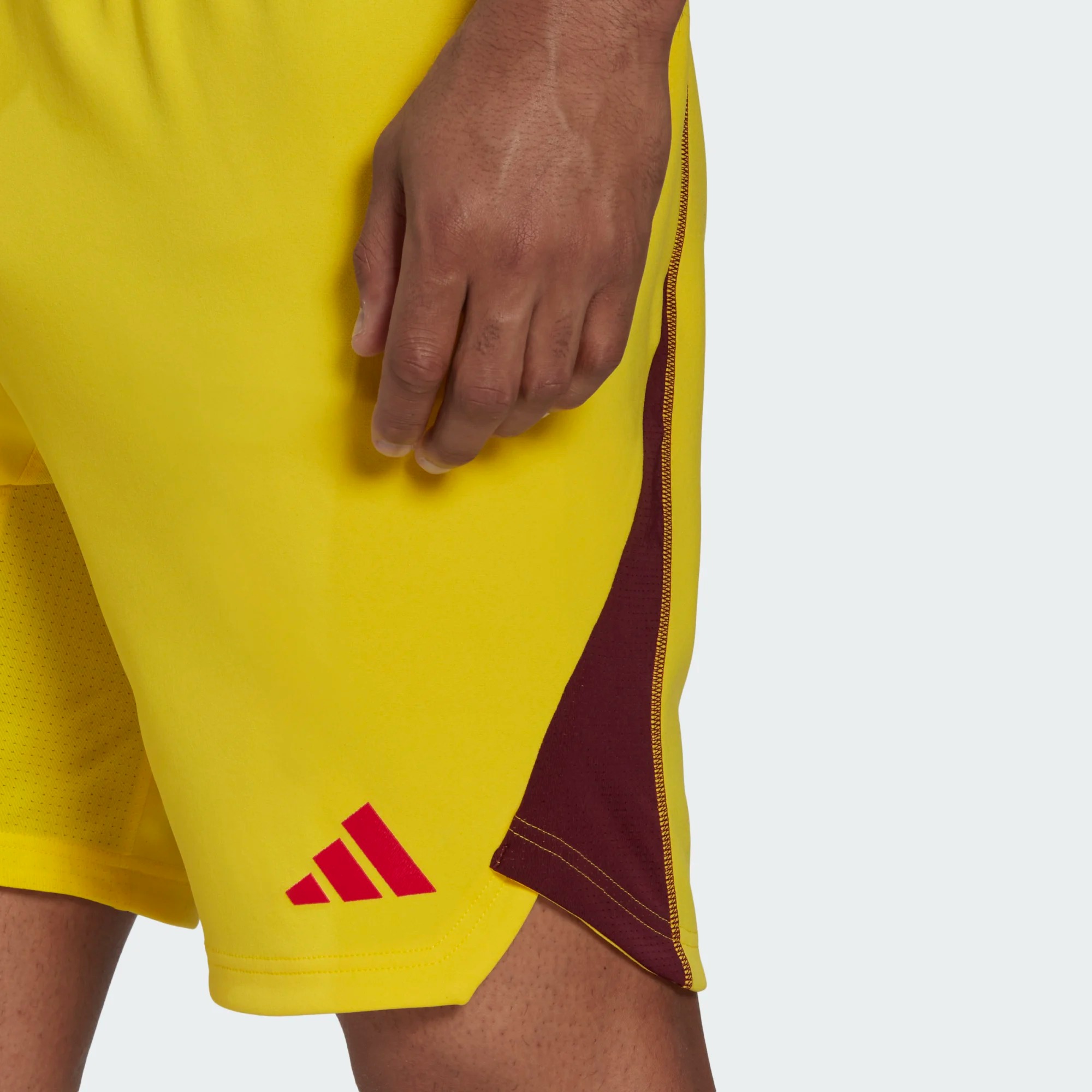 ADIDAS T23 PROMO GK SHORT TEAM YELLOW/TEAM MAROON