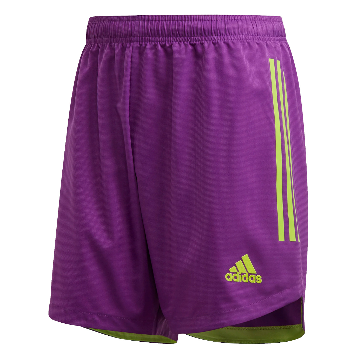 ADIDAS CONDIVO 20 SHORT GLORY PURPLE/SEMI SOLAR GREEN JUNIOR