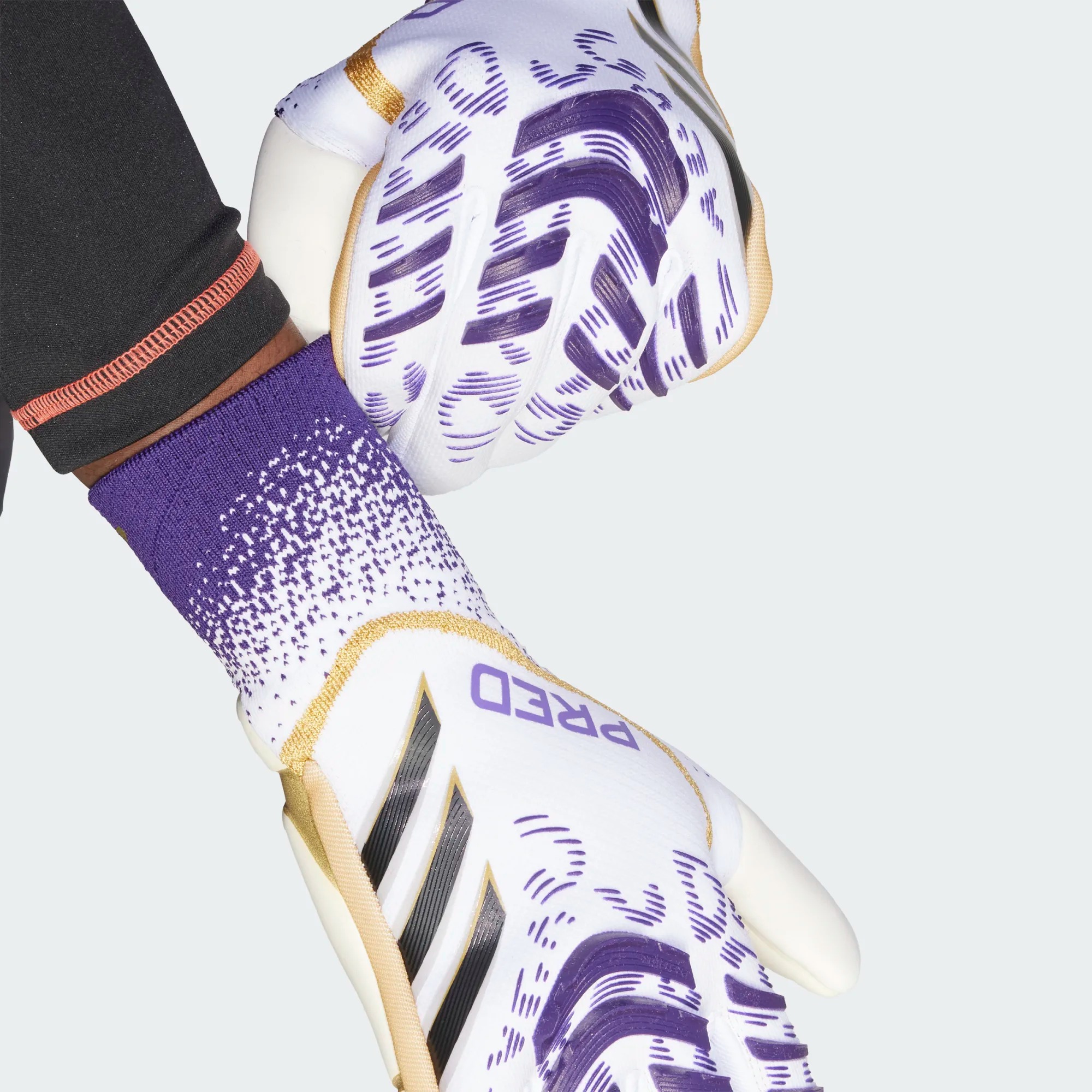 ADIDAS PREDATOR GL PRO WHITE/BLACK/AURORAL PULSE