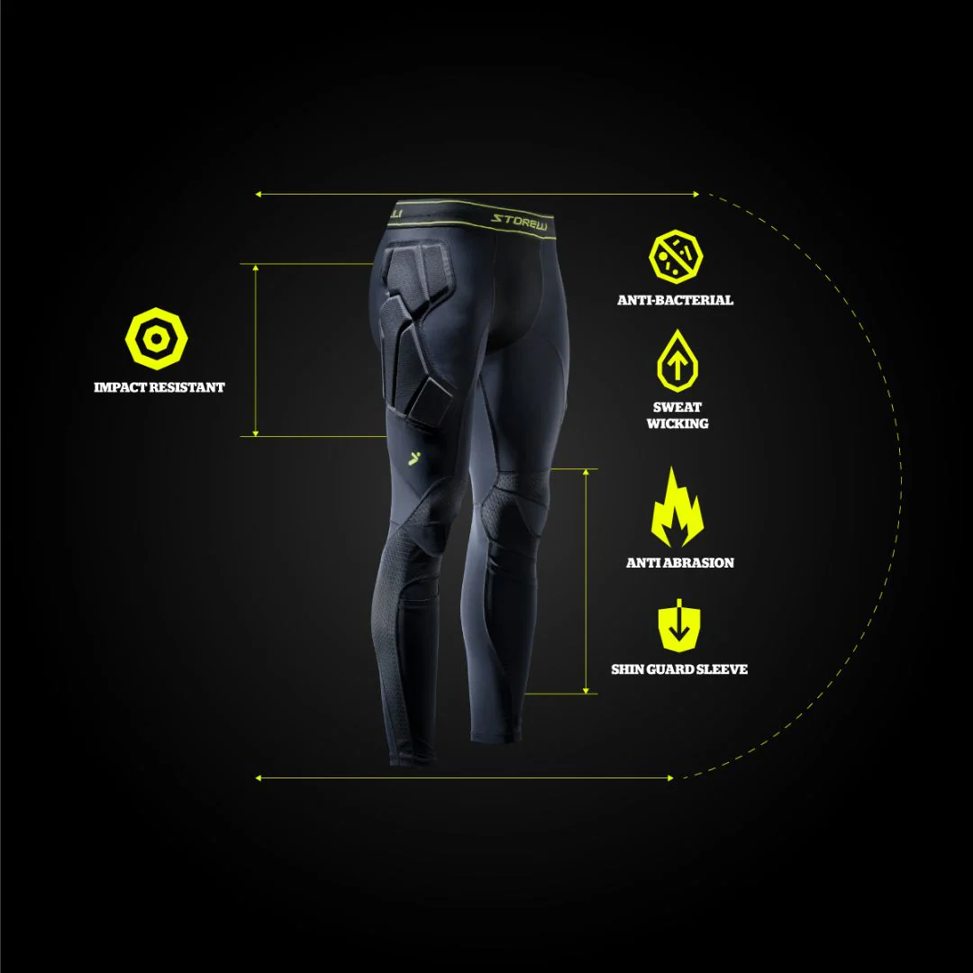 STORELLI BODYSHIELD GK LEGGINGS (PADDED)