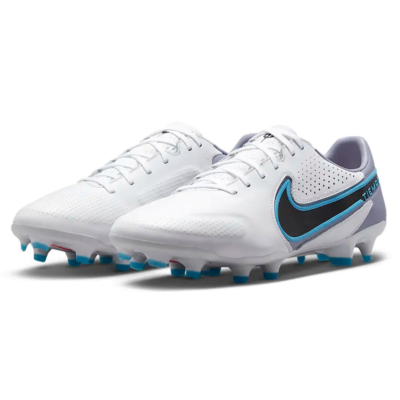 NIKE TIEMPO LEGEND 9 PRO FG WHITE/BLACK/BALTIC BLUE