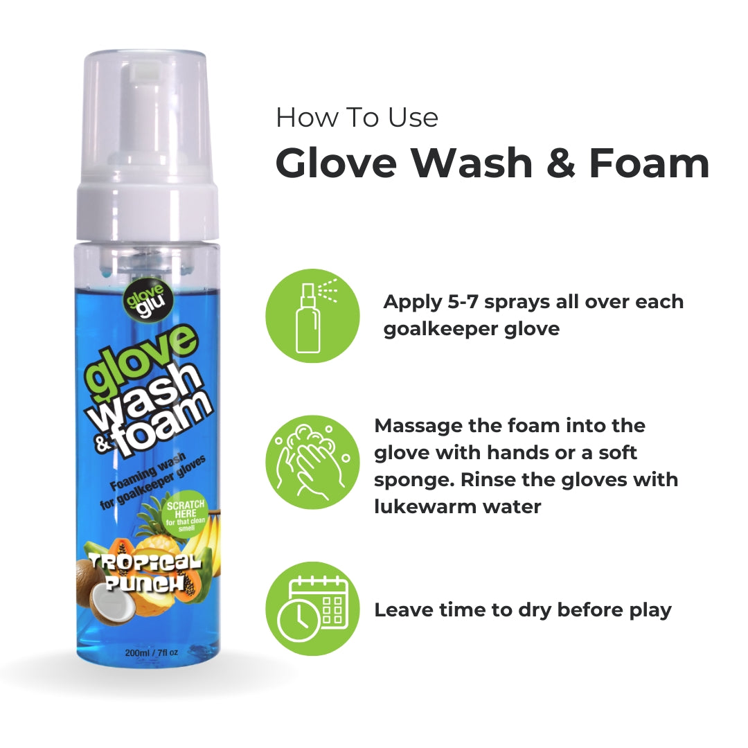 GLOVEGLU GLOVE WASH & FOAM - TROPICAL PUNCH (200ml) 