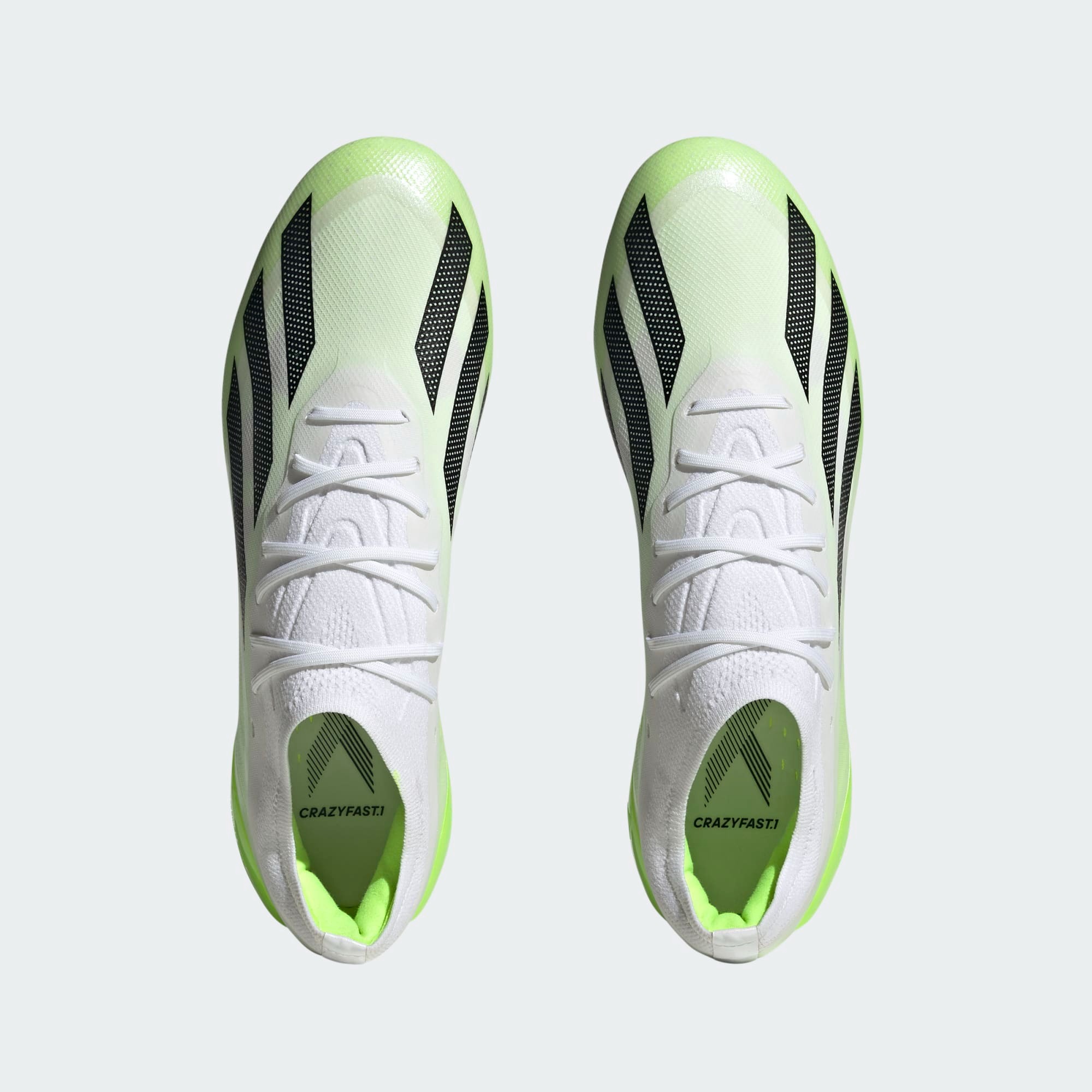 ADIDAS X CRAZYFAST.1 SG FOOTWEAR WHITE/CORE BLACK/LUCID