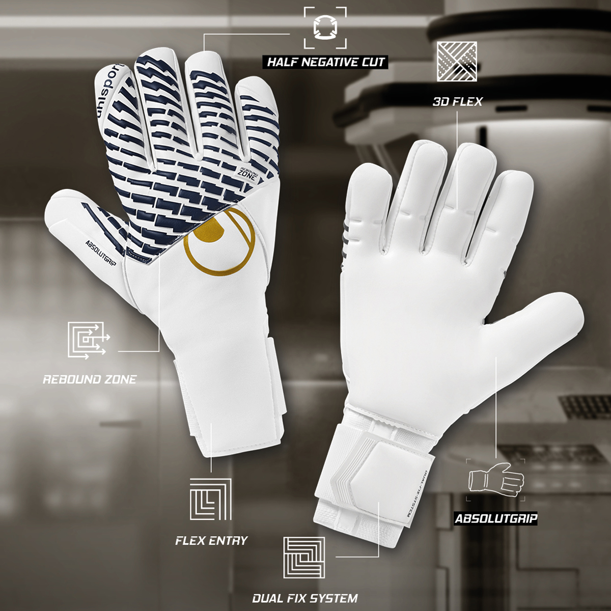 UHLSPORT FM PREMIUM EDITION ABSOLUTGRIP HN #380