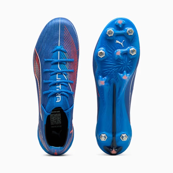 PUMA ULTRA 6 ULTIMATE MXSG ULTRA BLUE-PUMA WHITE-GLOWING RED