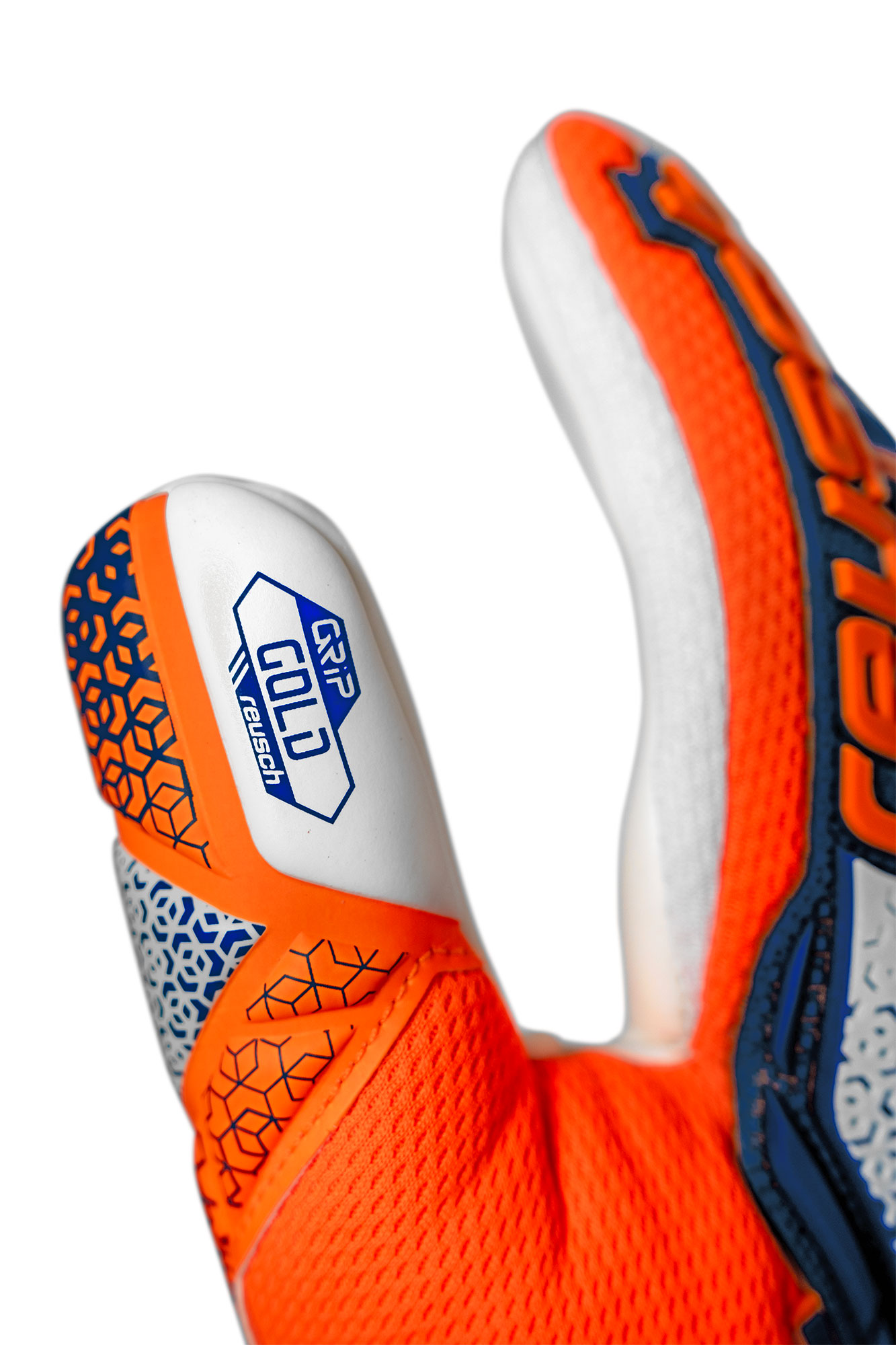 REUSCH ATTRAKT FREEGEL GOLD NC JUNIOR SHOCK ORANGE/ENERGY BLUE