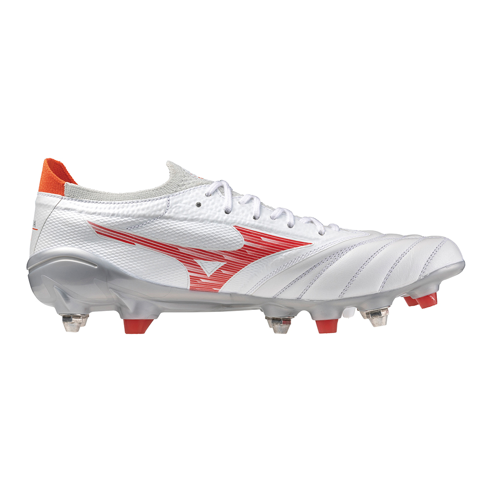 Mizuno Morelia Neo サッカーシューズ ホワイト/レッド MIZUNO ミズノ MORELIA NEO IV JAPAN モレリア ネオ P1GA253060