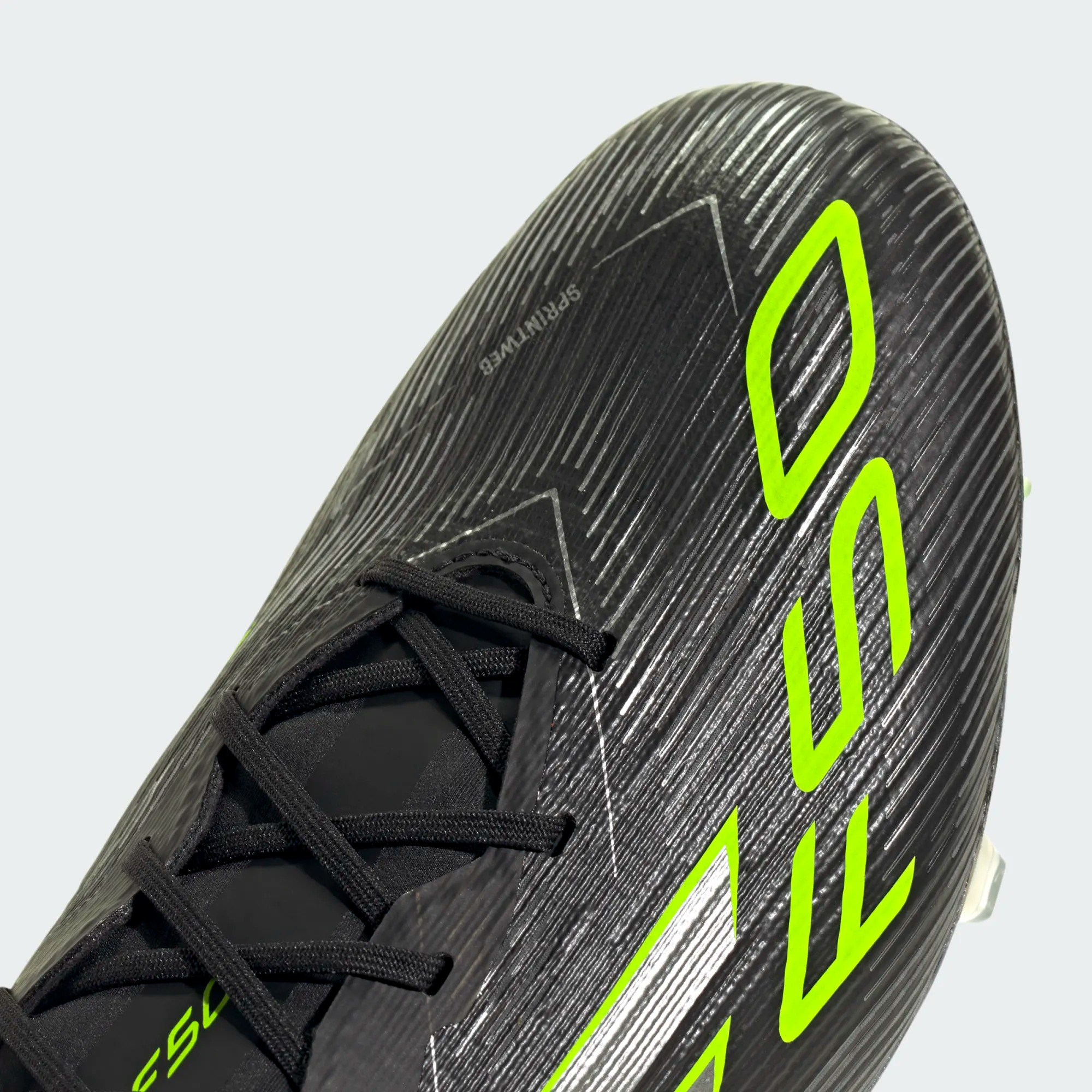 ADIDAS F50 ELITE FG BLACK/IRON METALLIC/LUCID LEMON