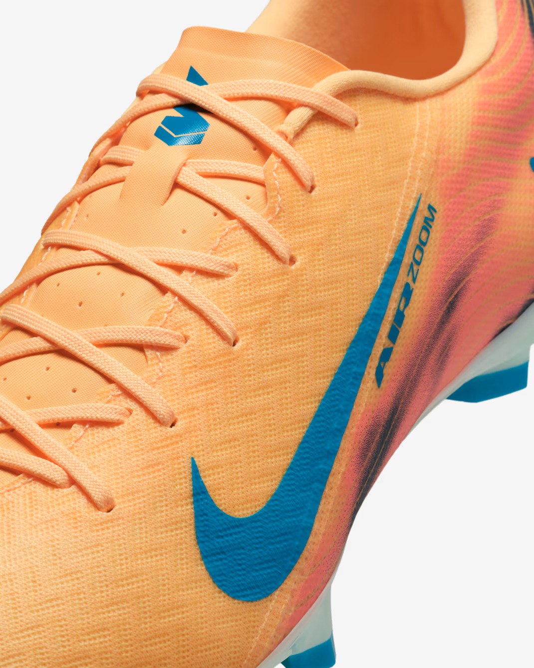 NIKE ZOOM VAPOR 16 ACADEMY KM FG/MG MELON TINT/IGLOO/NEO TURQUOISE