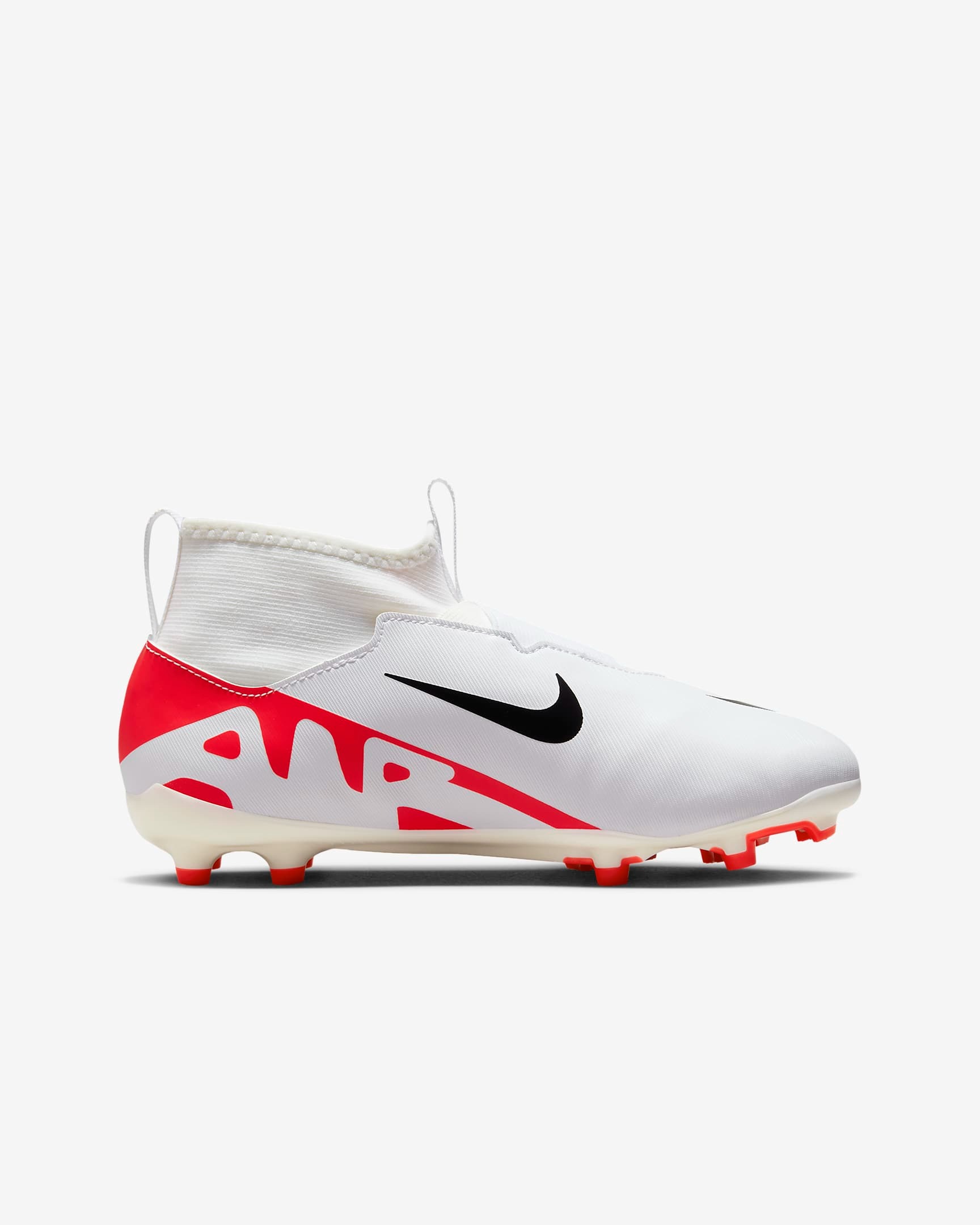 NIKE JR ZOOM MERCURIAL SUPERFLY ACADEMY FG/MG BRIGHT CRIMSON