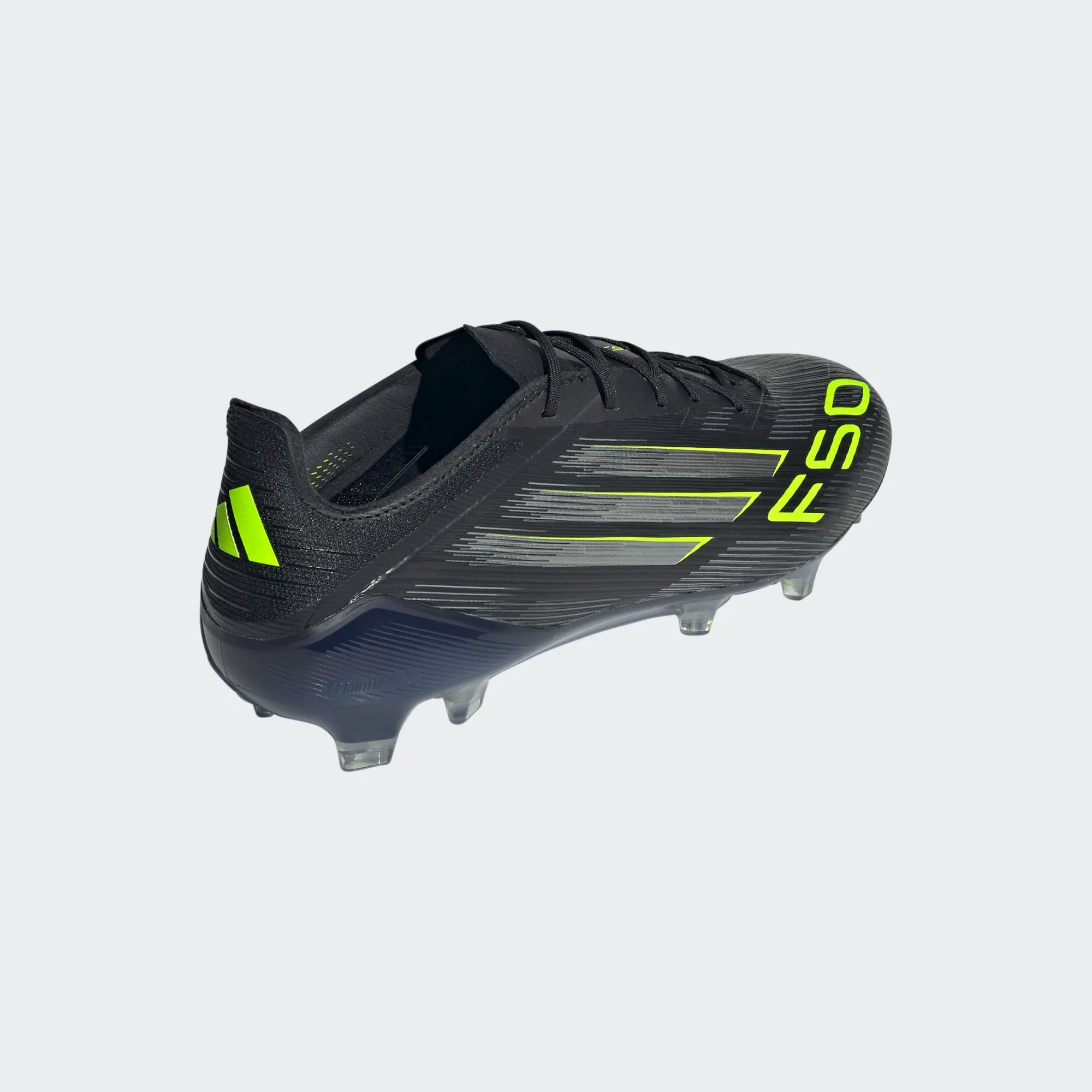ADIDAS F50 ELITE FG BLACK/IRON METALLIC/LUCID LEMON