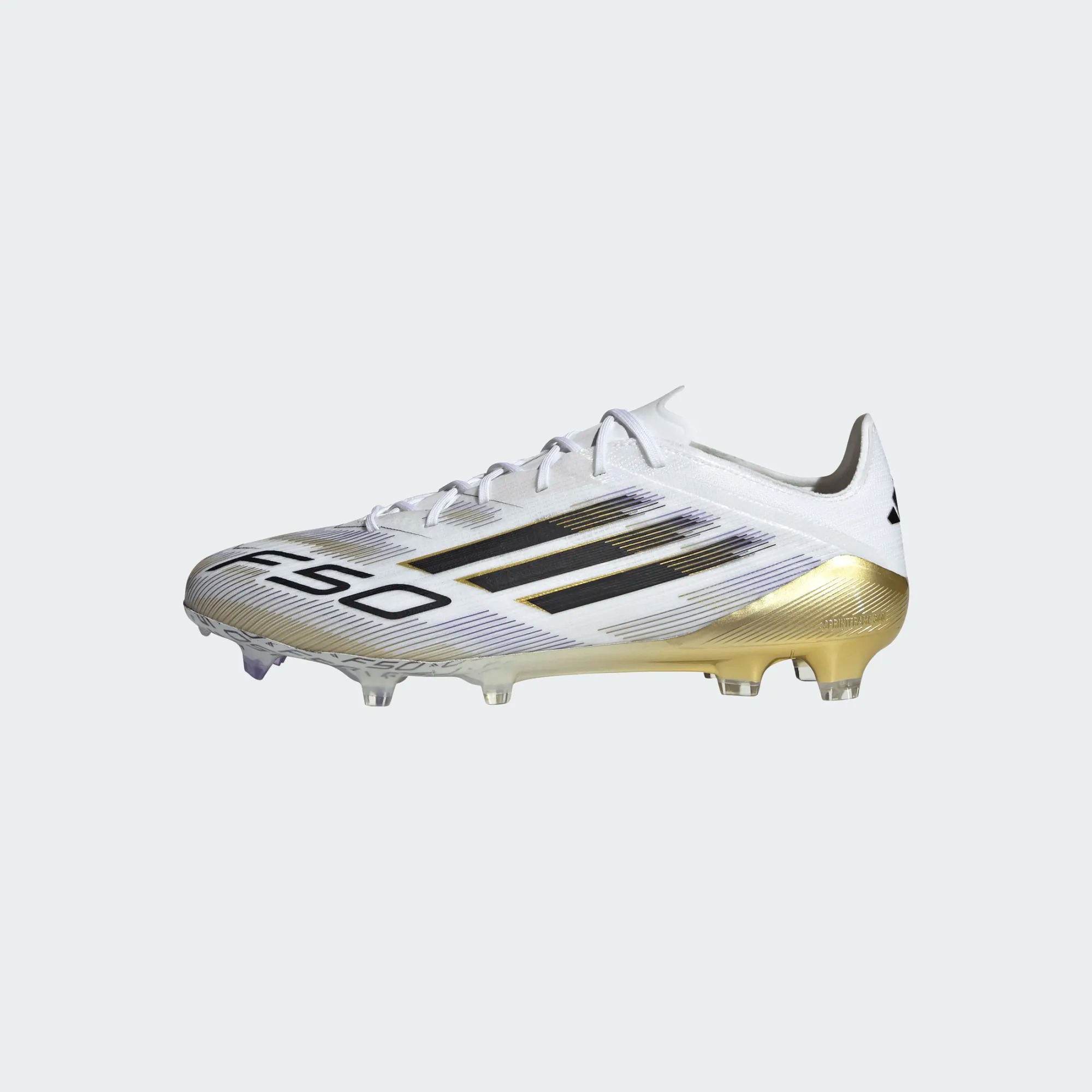 ADIDAS F50 ELITE FG WHITE/BLACK/GOLD METALLIC ADIDAS F50 ELITE FG WHITE/BLACK/GOLD METALLIC