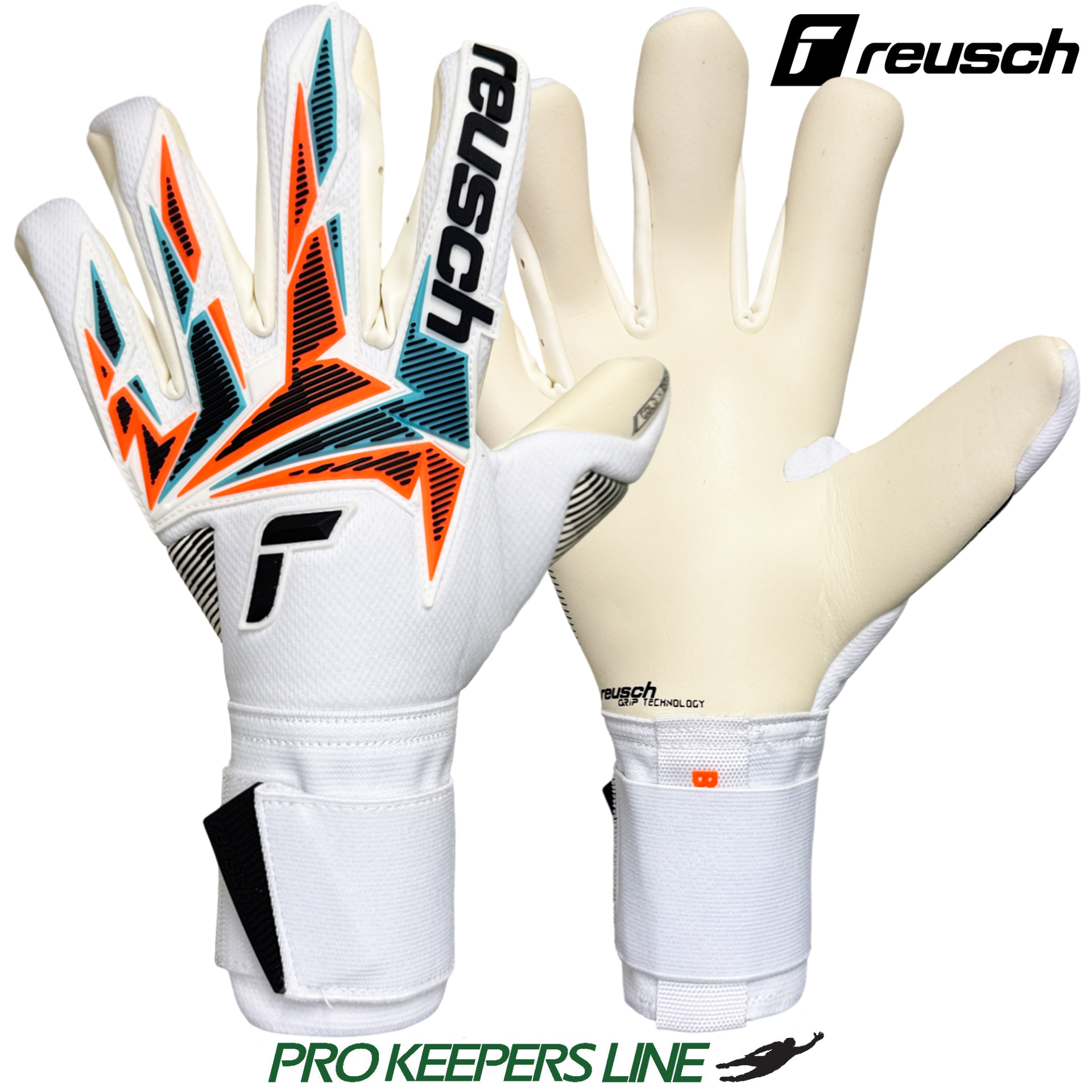REUSCH ATTRAKT FREEGEL GOLD X WHITE/QUIET GRAY SMU