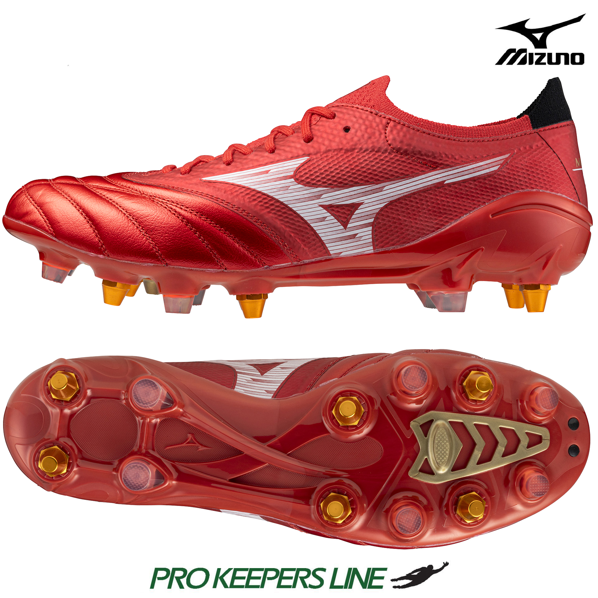 MIZUNO MORELIA NEO IV BETA ELITE MIX RED/WHITE/BLACK | US 9.5 (UK