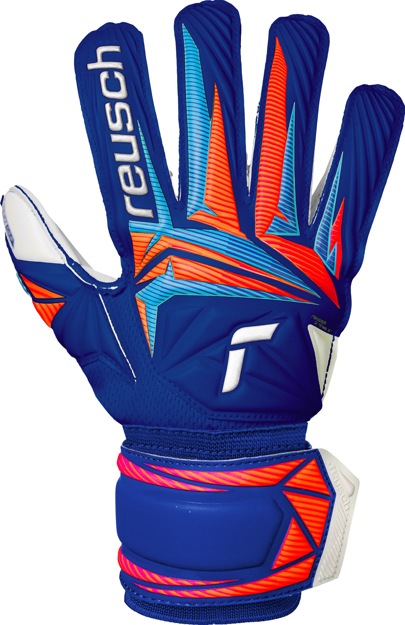 REUSCH ATTRAKT ADVANCE JUNIOR SHARP BLUE / WHITE / SHOCKING ORANGE