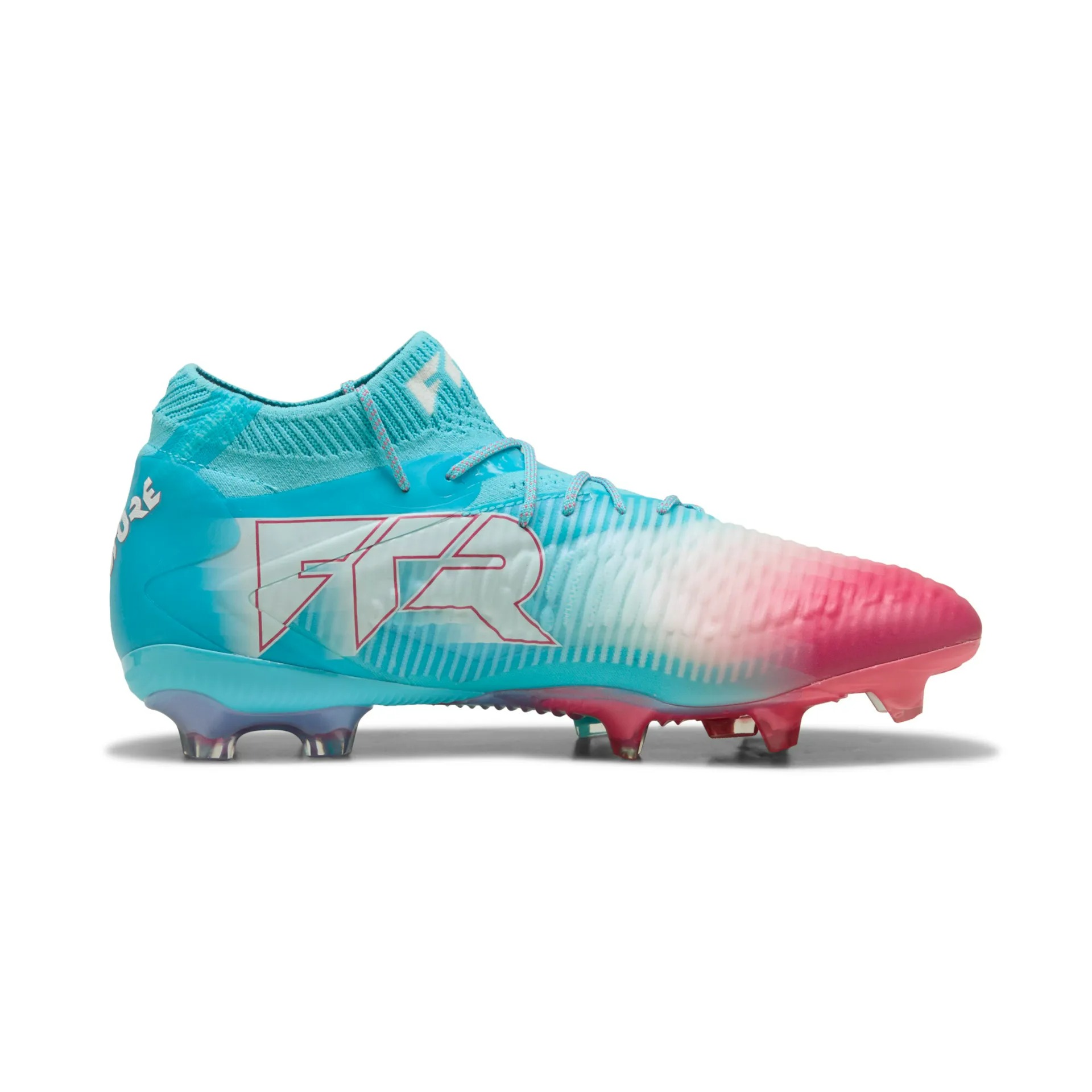 PUMA FUTURE 8 ULTIMATE RE-CHARGE FG HERO BLUE-PUMA WHITE-SUNSET PINK