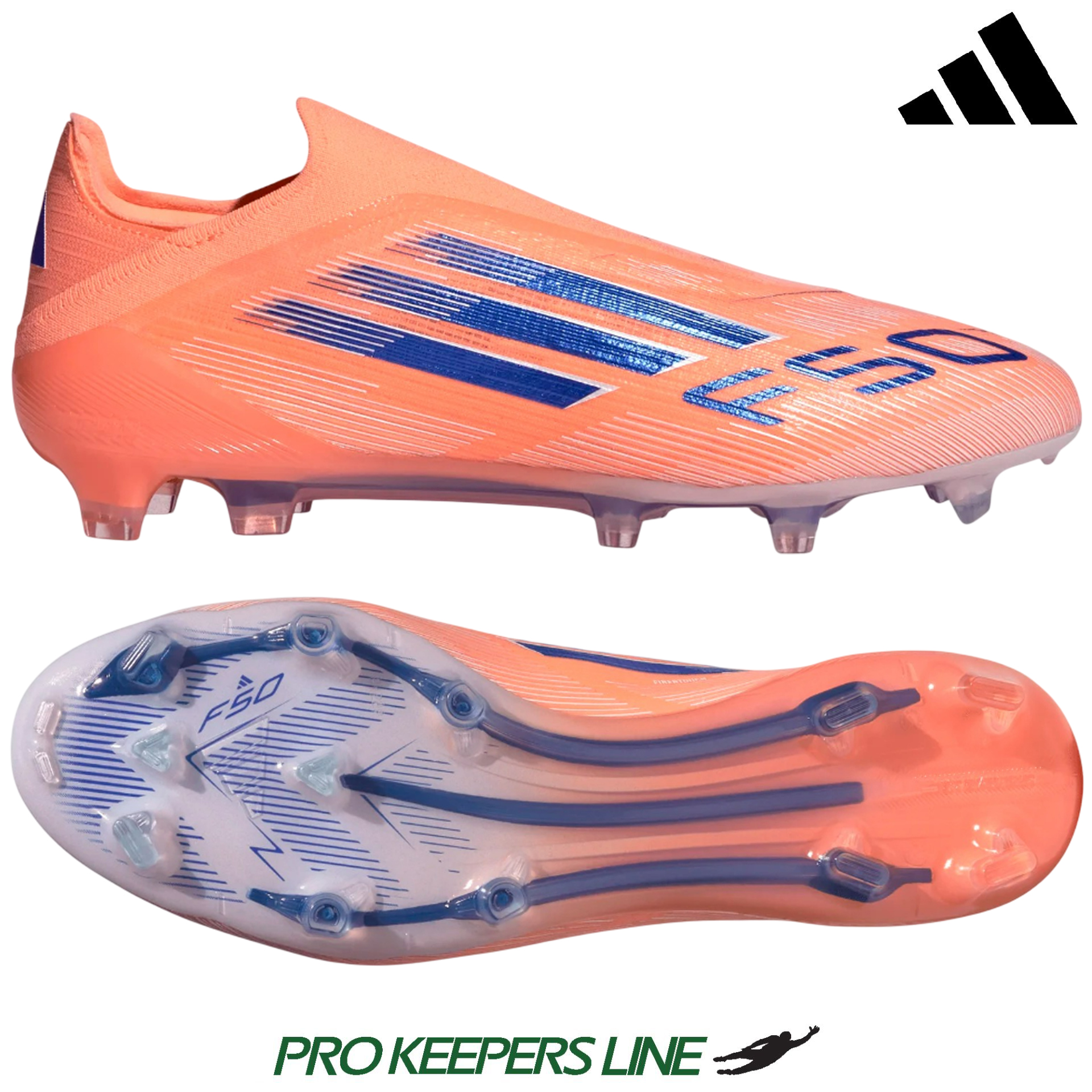 ADIDAS F50 ELITE LL FG BEAM ORANGE/LUCID BLUE/WHITE | UK 8.5 (US 9