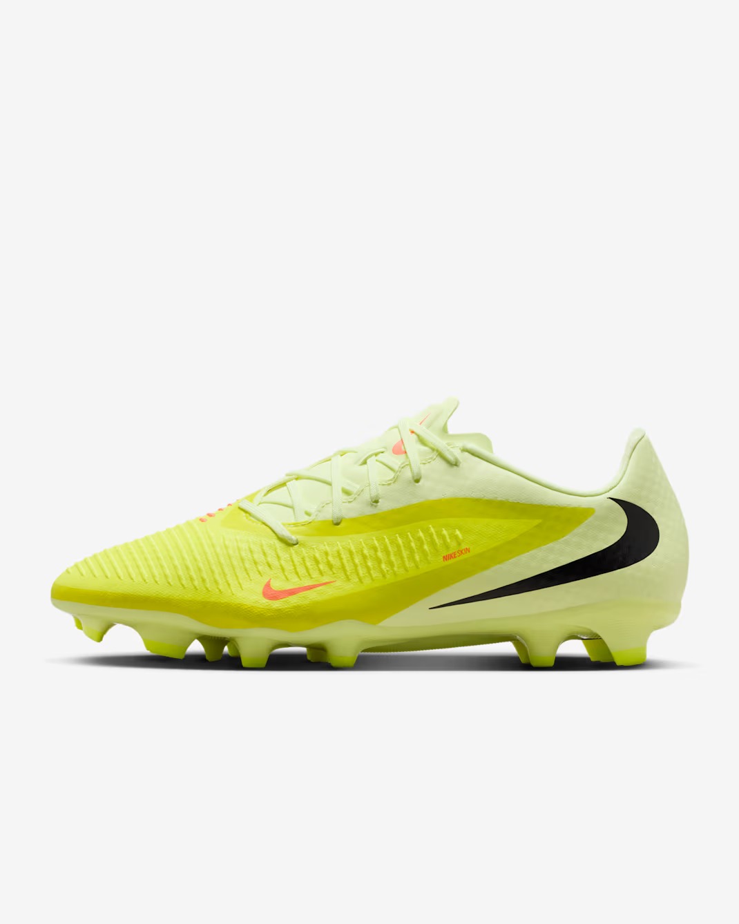 NIKE PHANTOM 6 LOW ACADEMY FG/MG HYPER CRIMSON/LIMELIGHT/BLACK