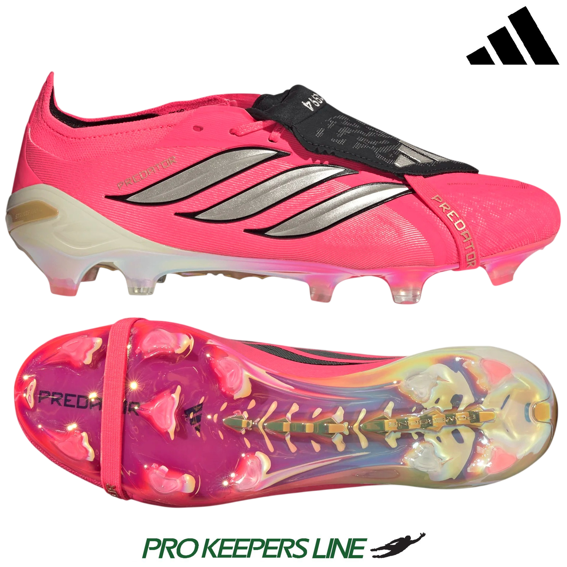 ADIDAS PREDATOR ELITE FT FG SOLAR TURQUOISE/TEAM CHERRY/BLACK