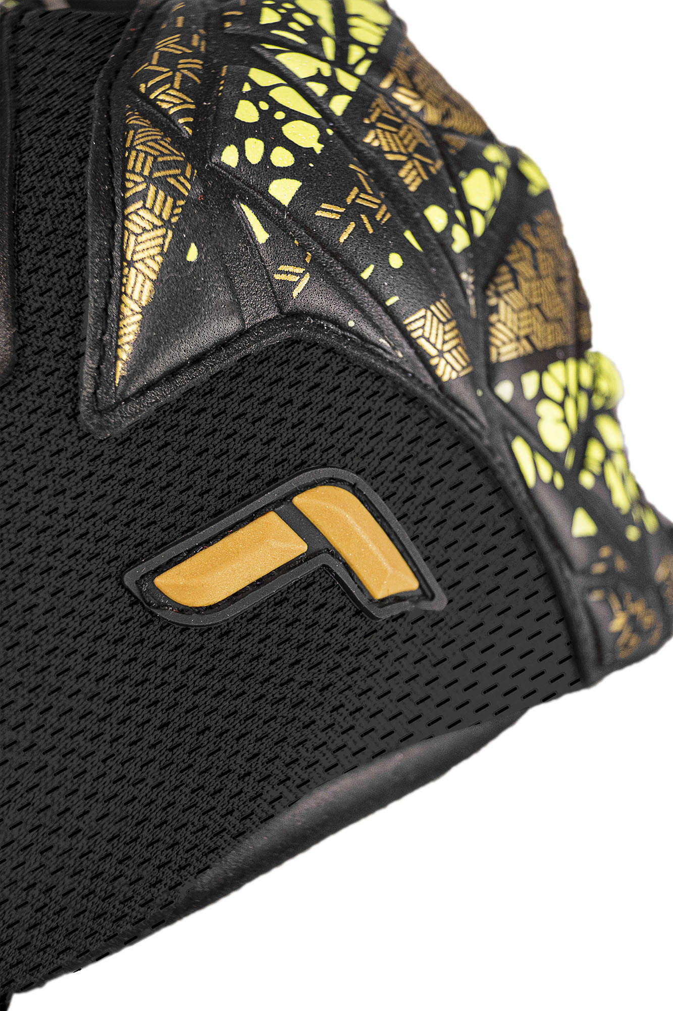 REUSCH ATTRAKT DUO FINGER SUPPORT BLACK/GOLD/YELLOW