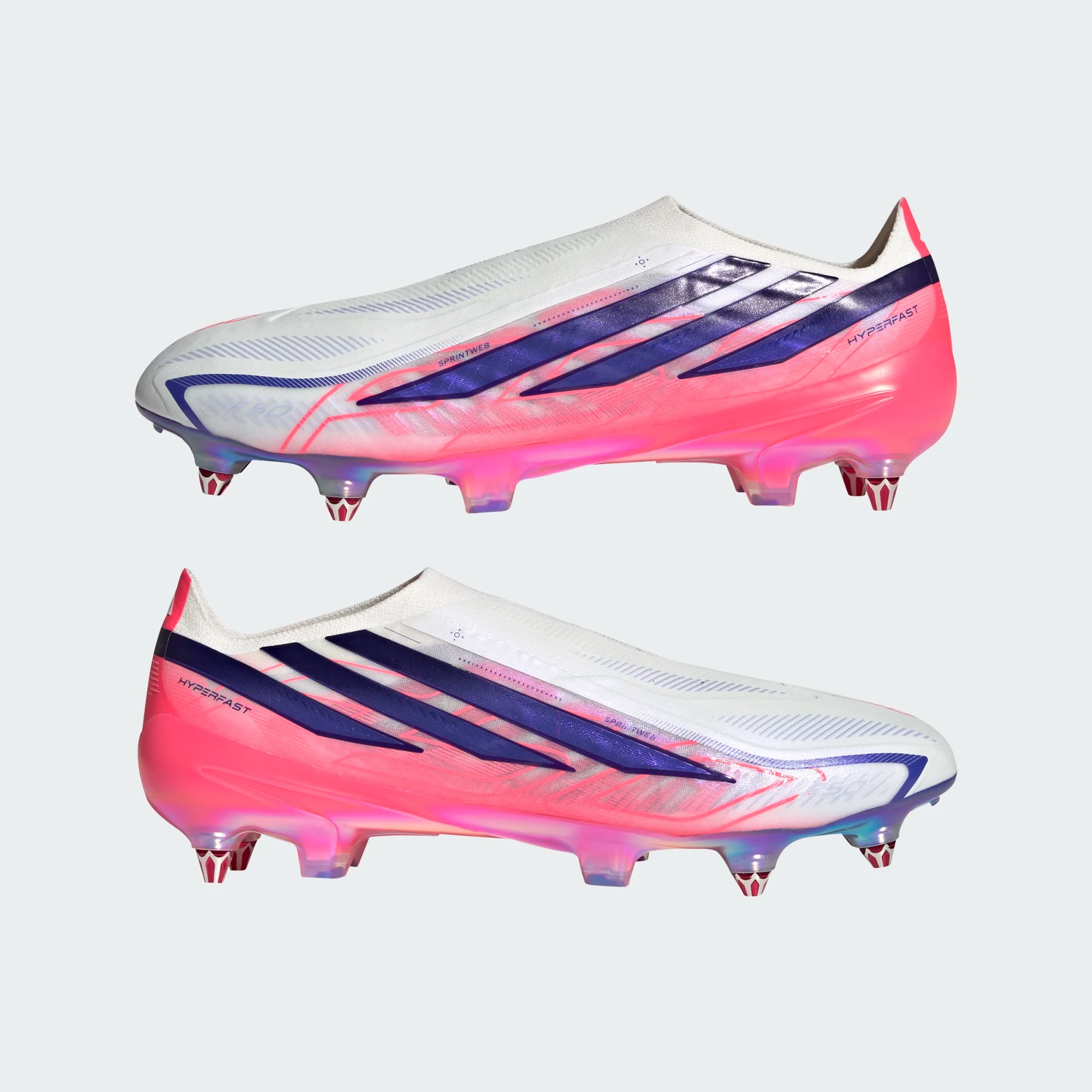 ADIDAS F50 HYPERFAST ELITE LL SG WHITE/SOLAR PURPLE/SOLAR TURQOUISE