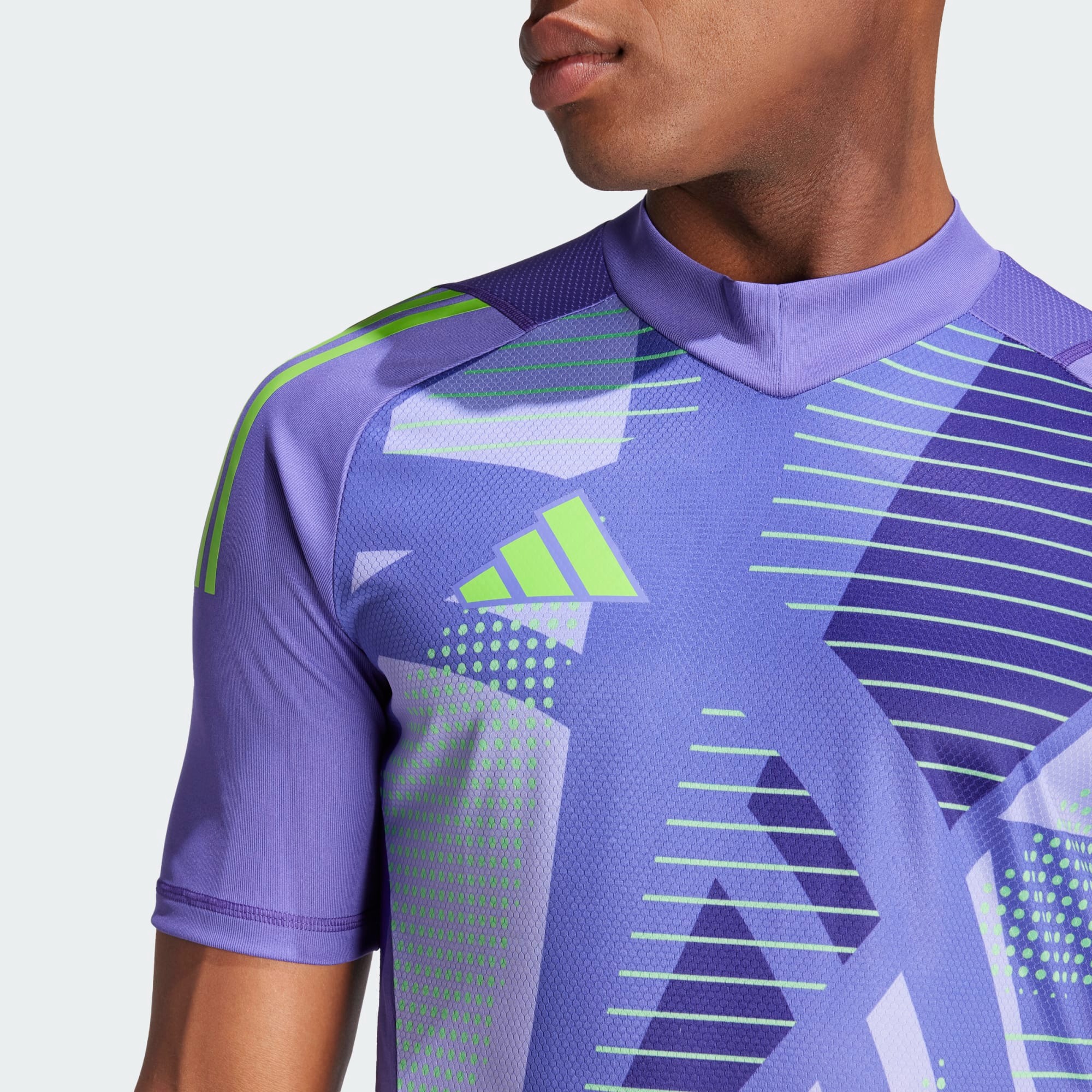 ADIDAS TIRO24 PRO GK JERSEY SHORT SLEEVE PURPLE