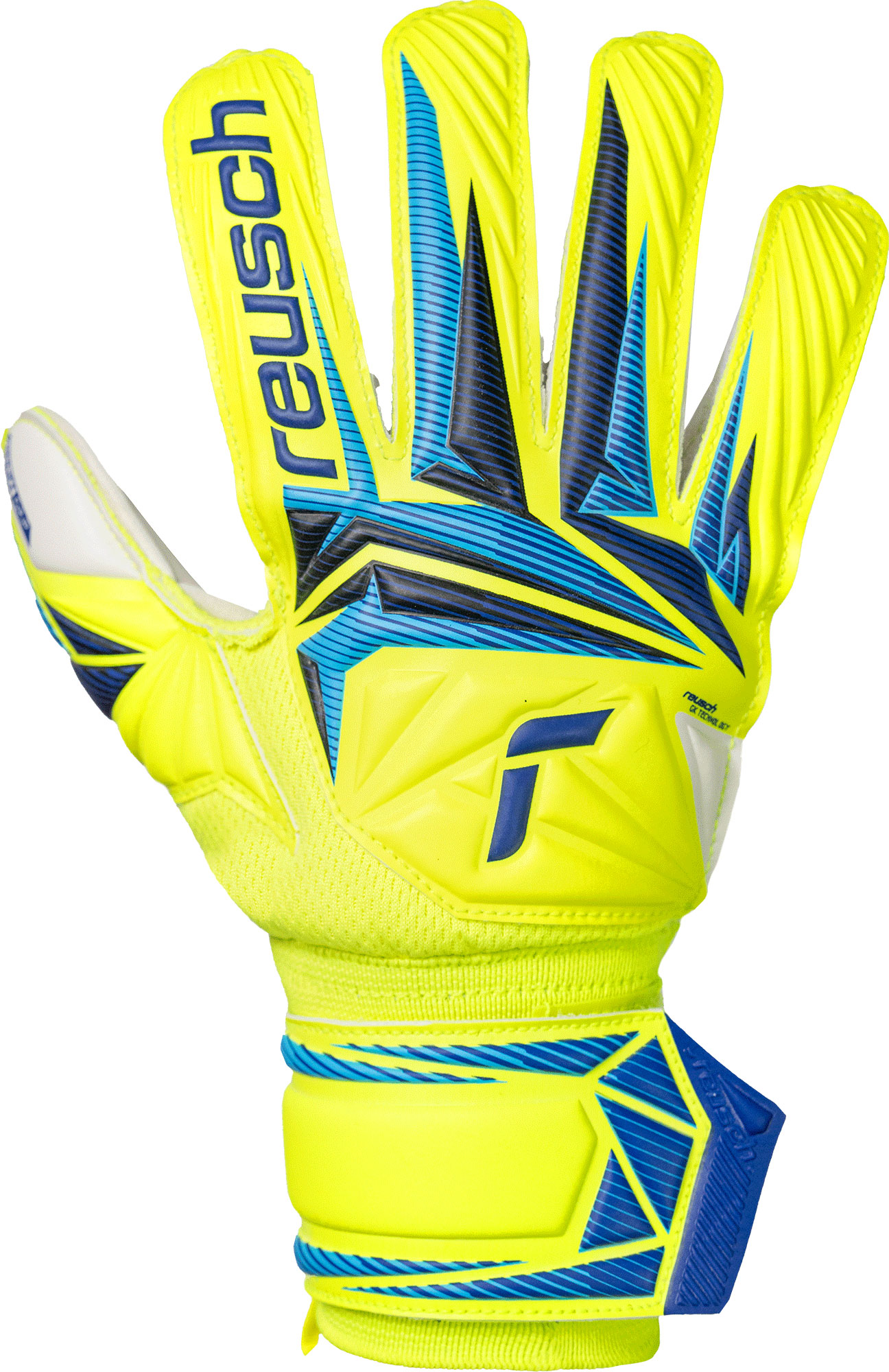 REUSCH ATTRAKT ADVANCE JUNIOR SAFETY YELLOW / SHARP BLUE