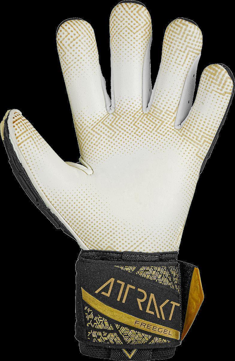 REUSCH ATTRAKT FREEGEL GOLD X GLUEPRINT FINGER SUPPORT BLACK/GOLD