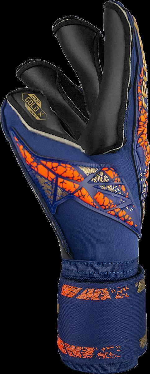 REUSCH ATTRAKT GOLD X EVOLUTION PREMIUM BLUE/GOLD/BLACK REUSCH ATTRAKT GOLD X EVOLUTION PREMIUM BLUE/GOLD/BLACK
