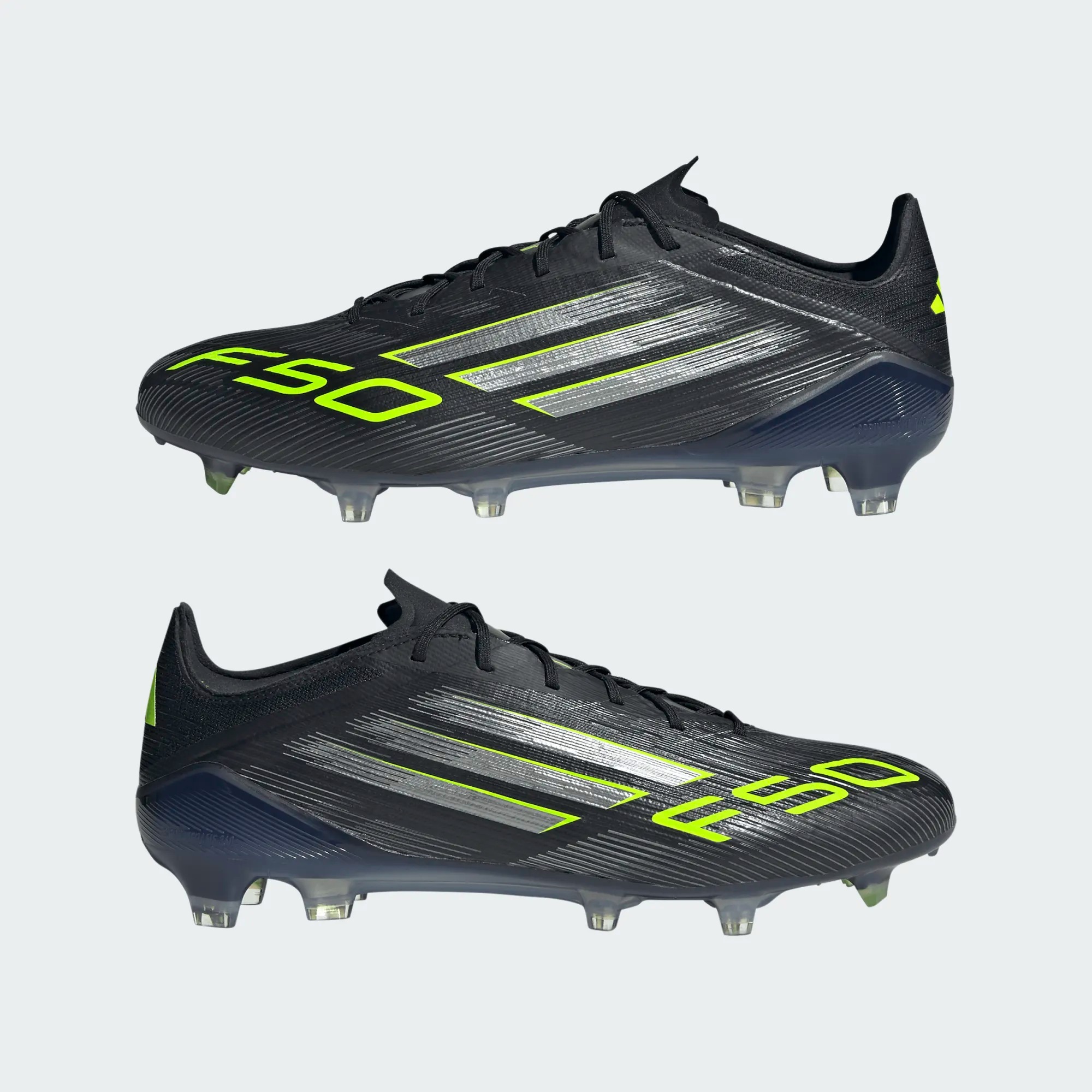 ADIDAS F50 ELITE FG BLACK/IRON METALLIC/LUCID LEMON
